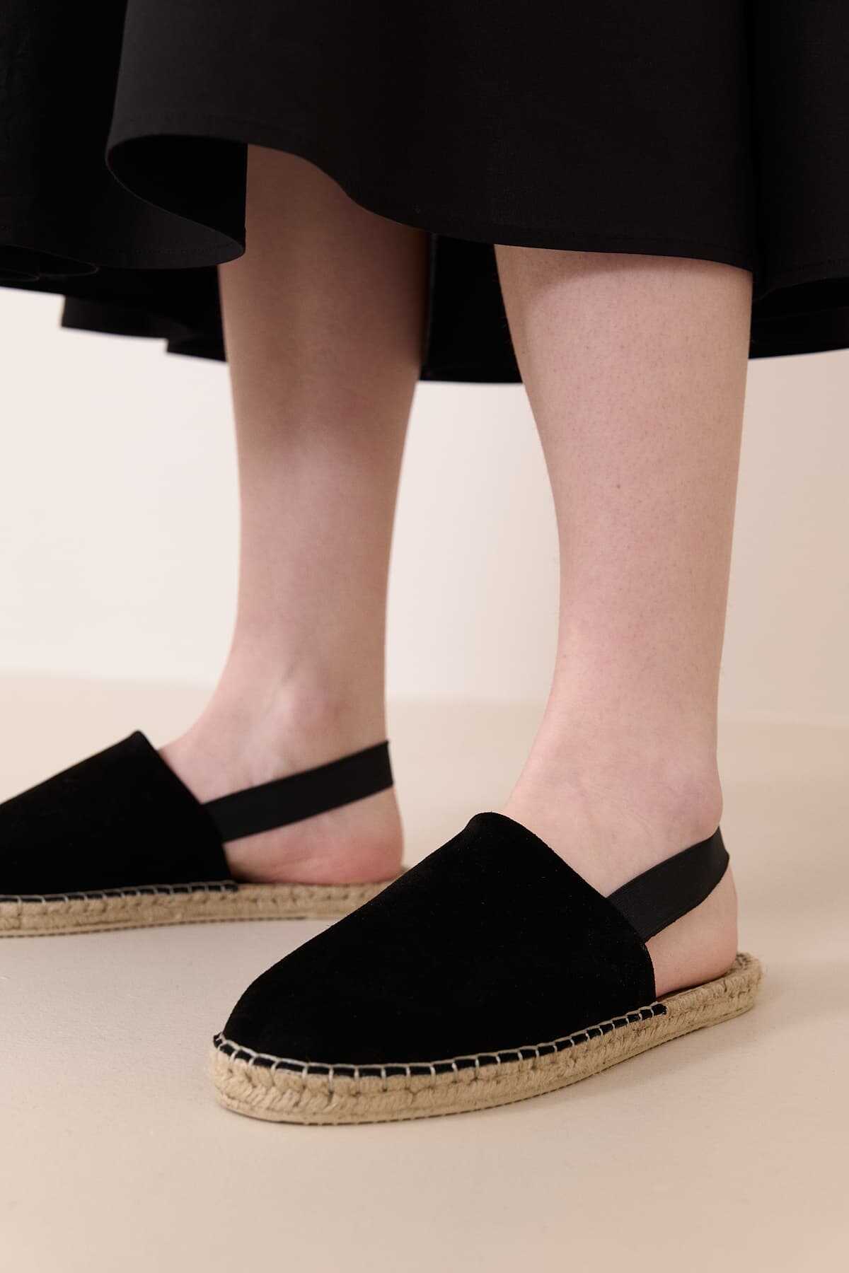 Espadril Ayakkabı Siyah
