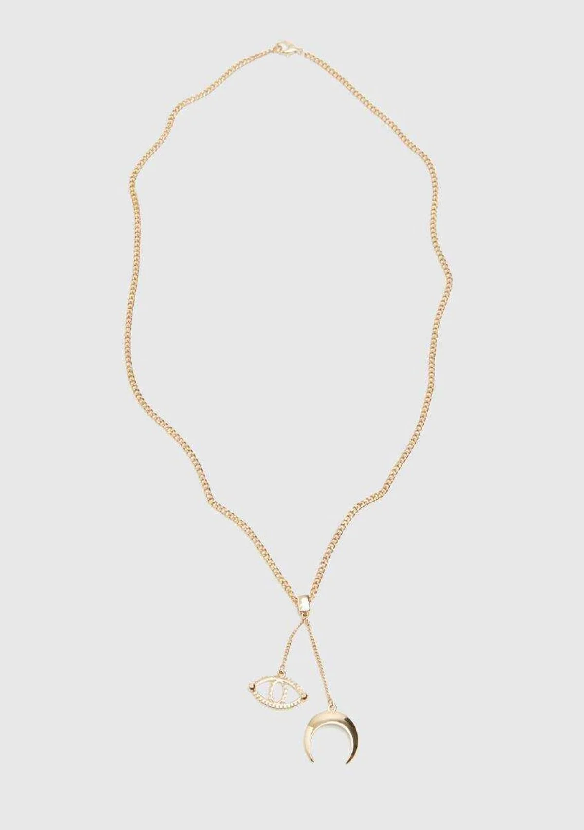 Aksesuar Detaylı Kolye Gold - 1