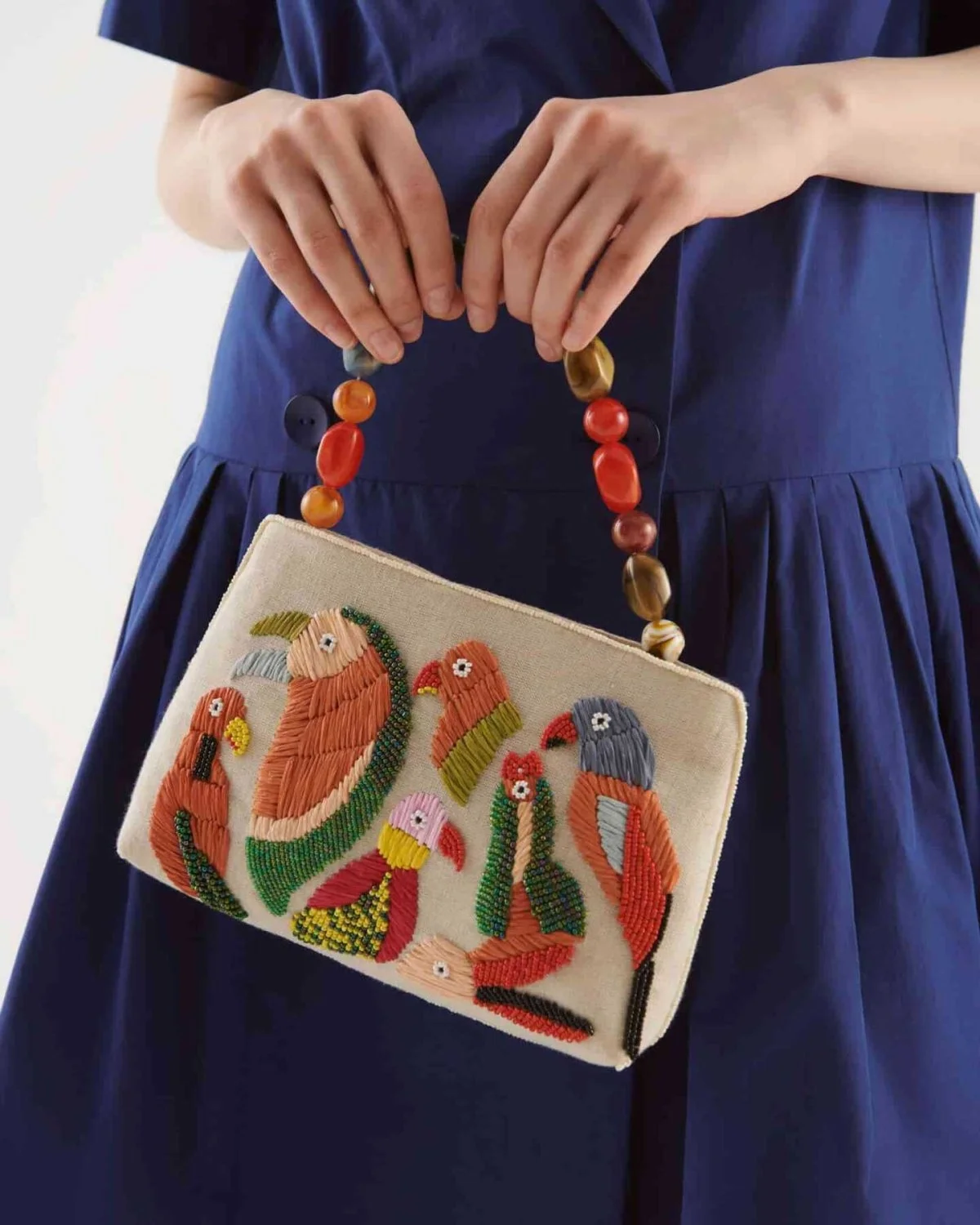 Aksesuarlı Desenli Çanta Standart Renk - 1