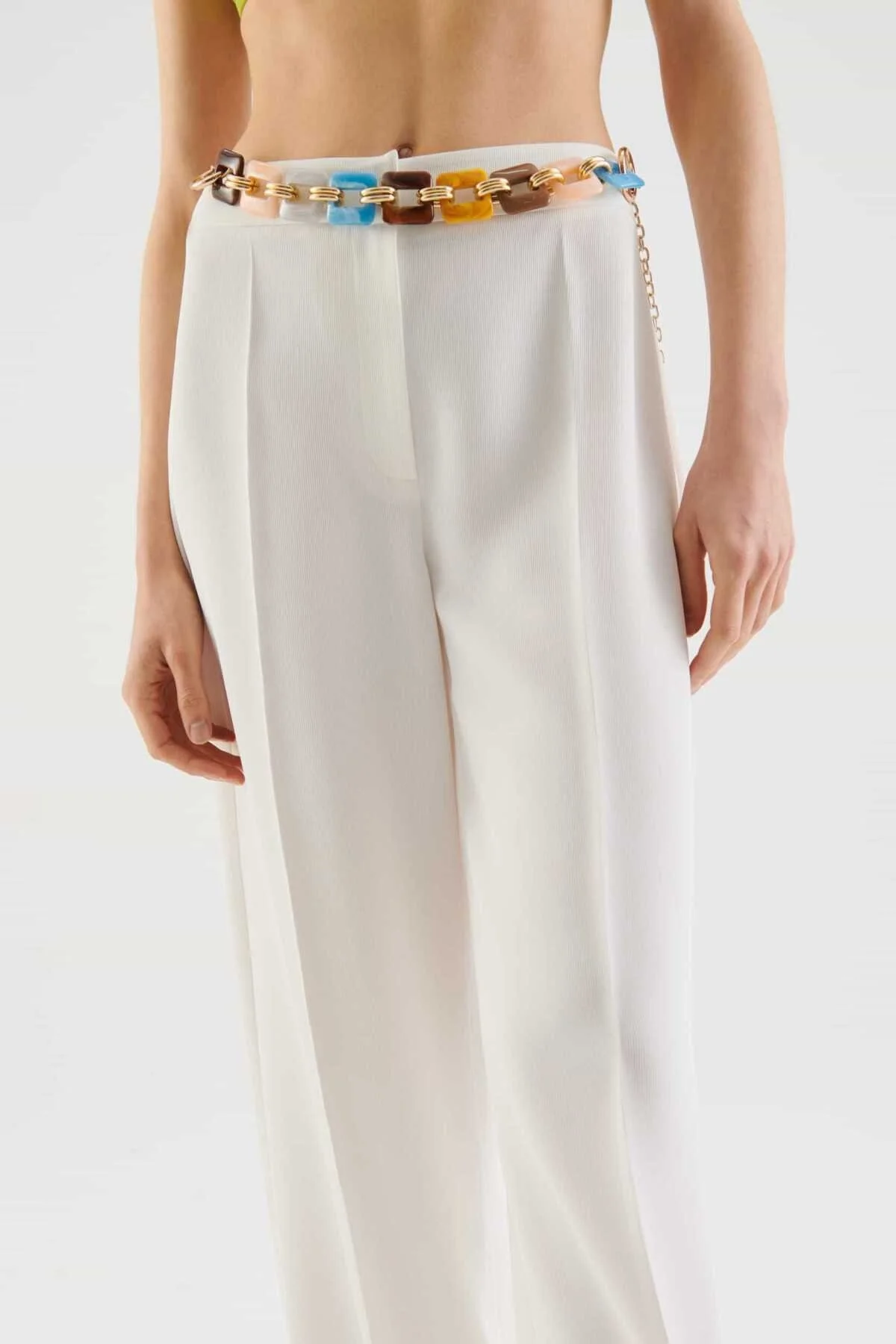 Aksesuarlı Zincir Kemer Standart Renk - 2