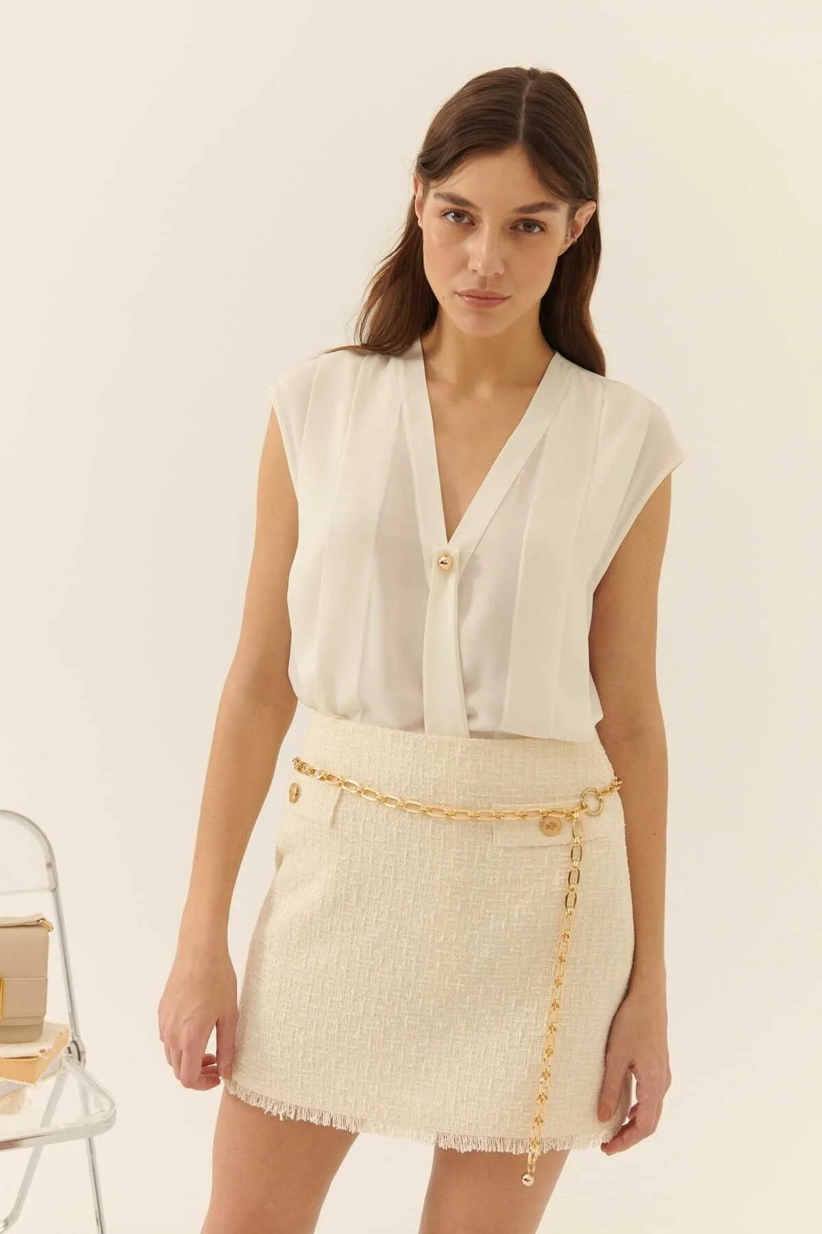  Altın Zincir Kemer Standart Renk - 1