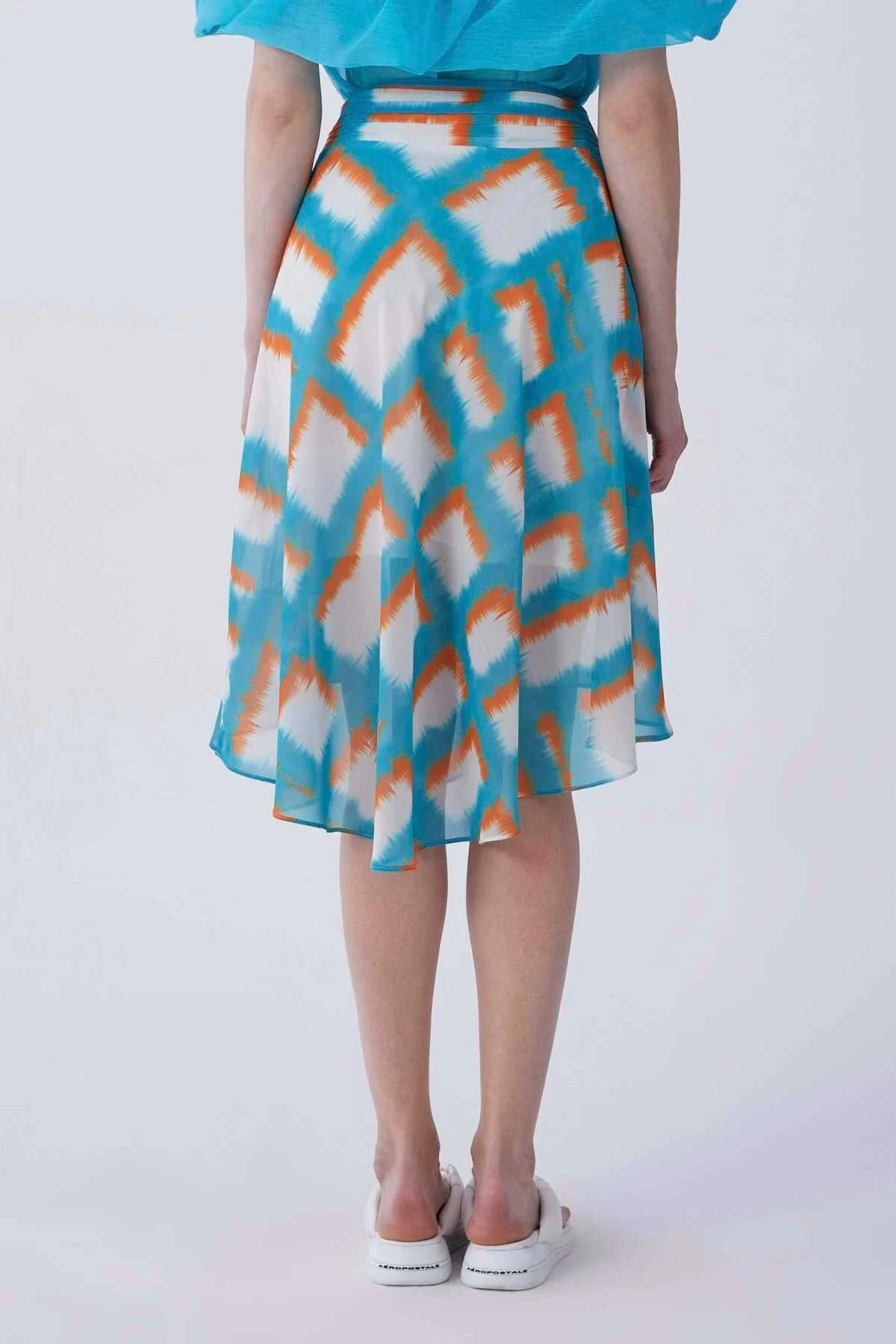 Asimetrik Empirme Desen Etek Standart Renk - 2