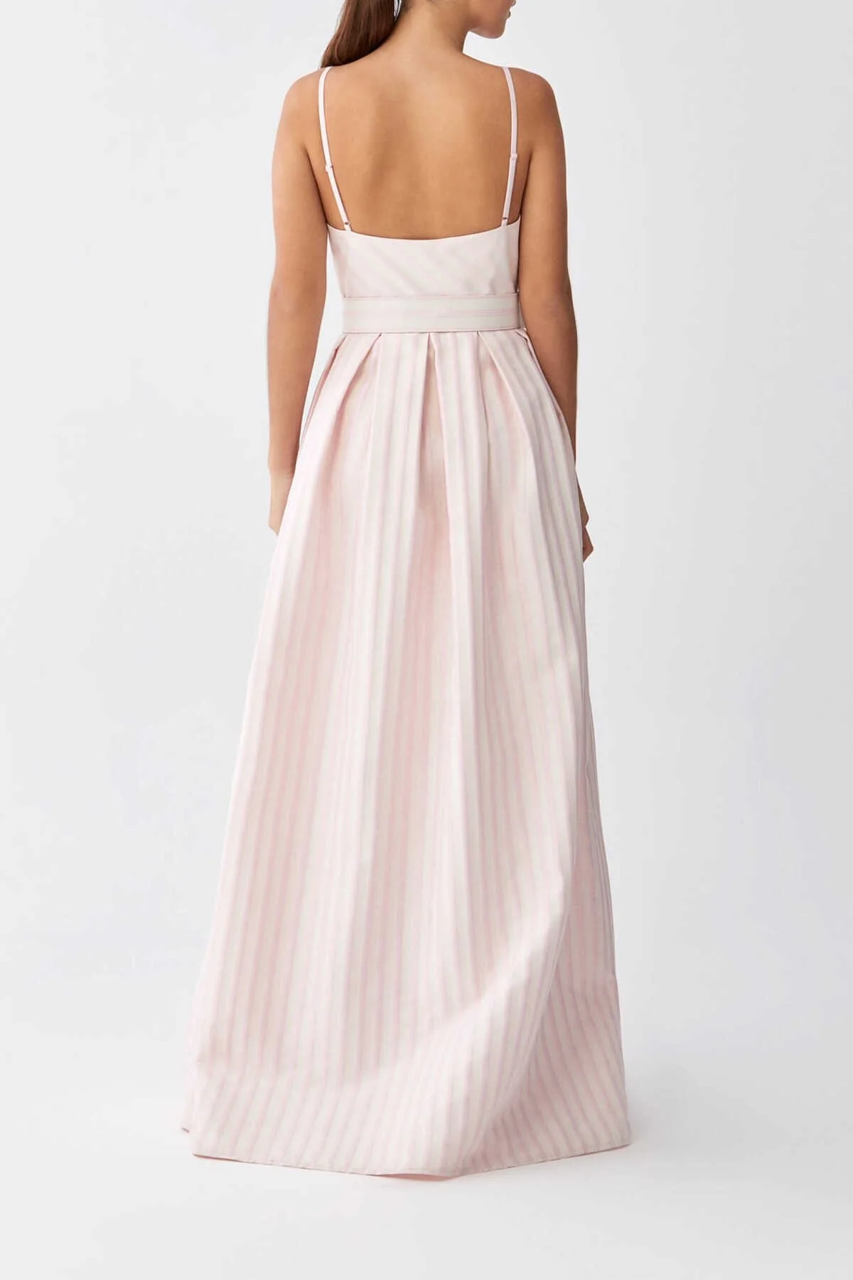 Askılı Kemerli Uzun Uzun Elbise Standart Renk - 2