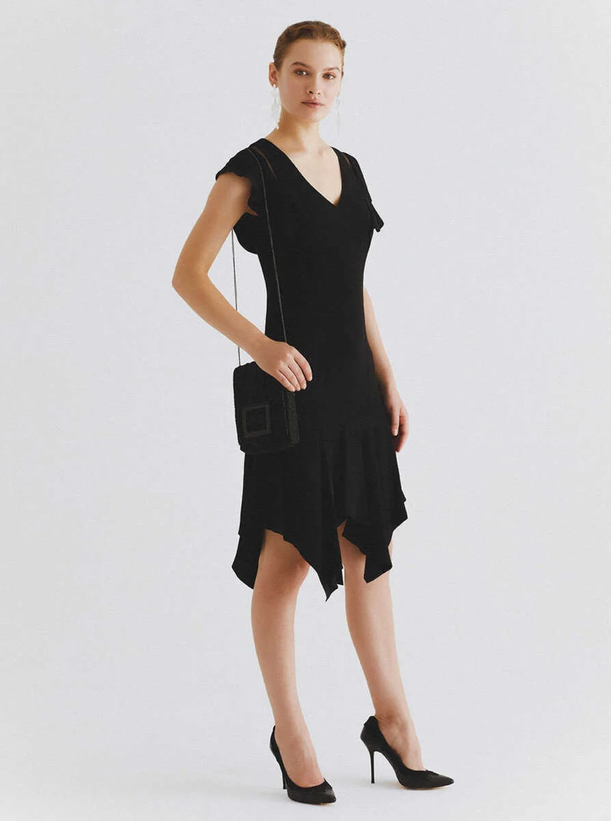 Bağlamalı Etnik Desenli Bluz Standart Renk - 4