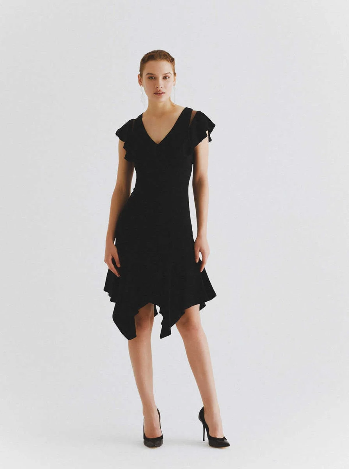 Bağlamalı Etnik Desenli Bluz Standart Renk - 1