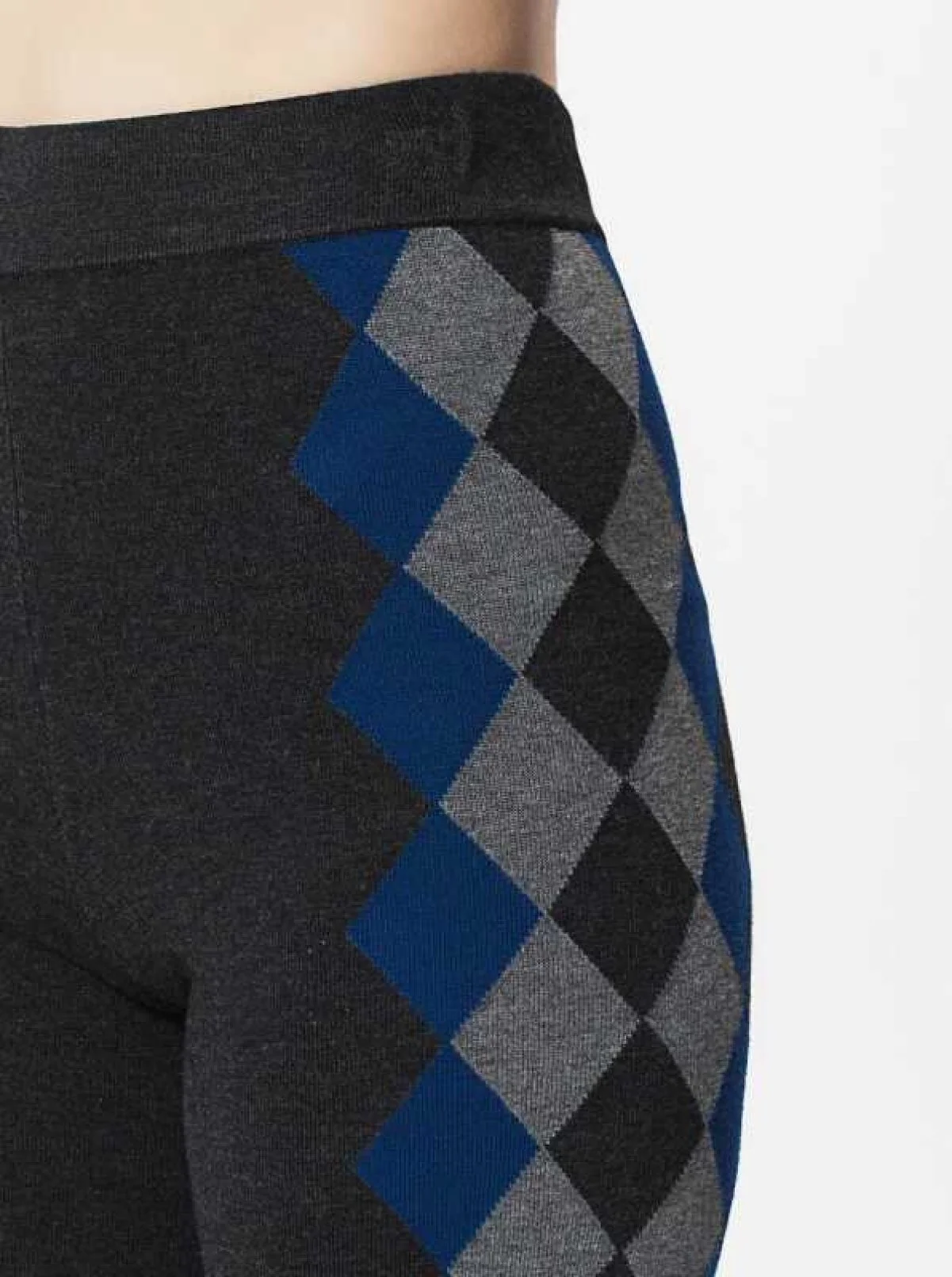  Baklava Desenli Triko Kadın Pantolon Standart Renk - 3