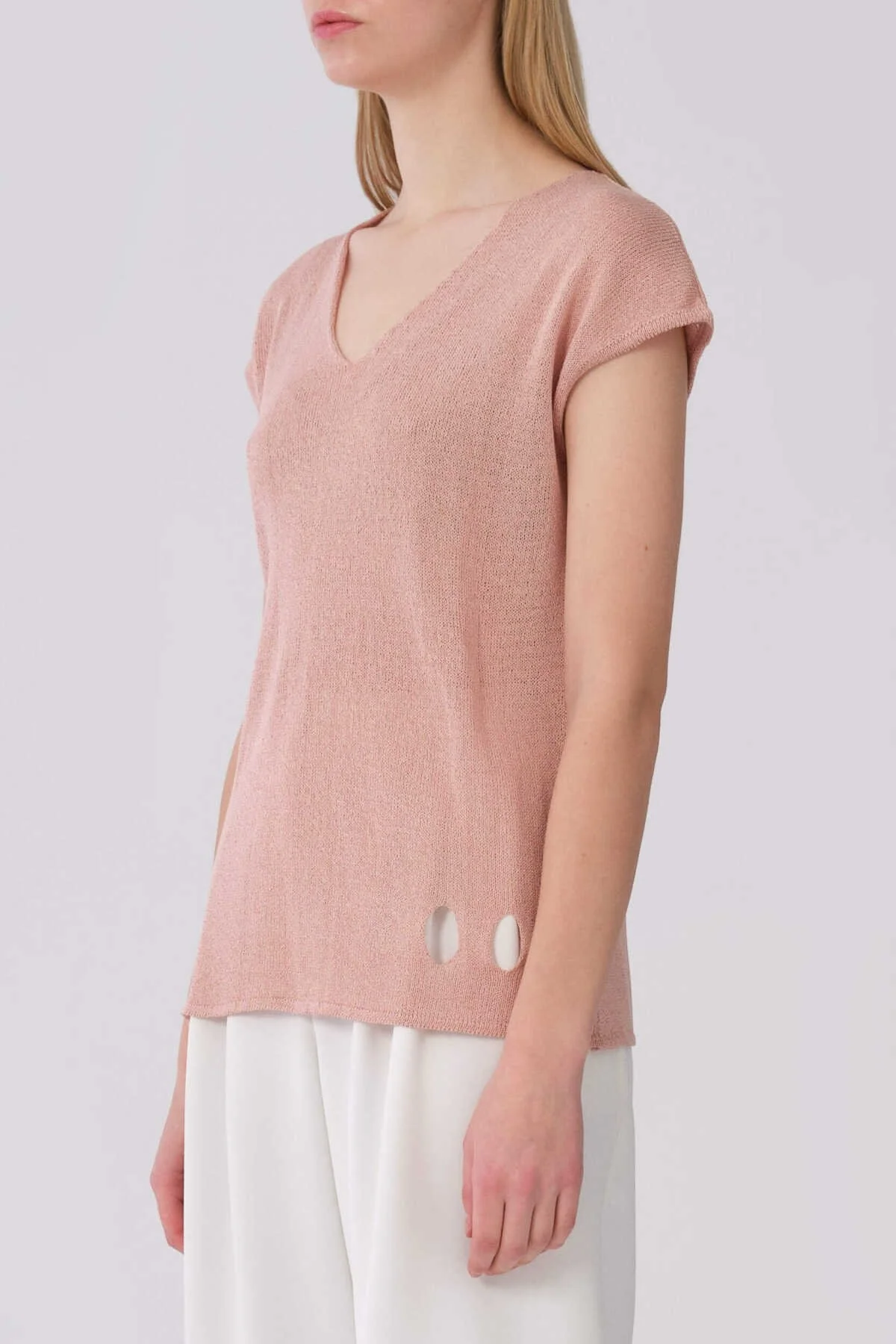 Belden Bağlamalı Triko Standart Renk - 3