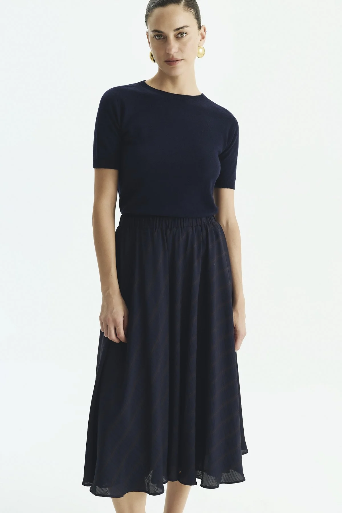 Beli Lastkli Midi Boy Etek Standart Renk - 2