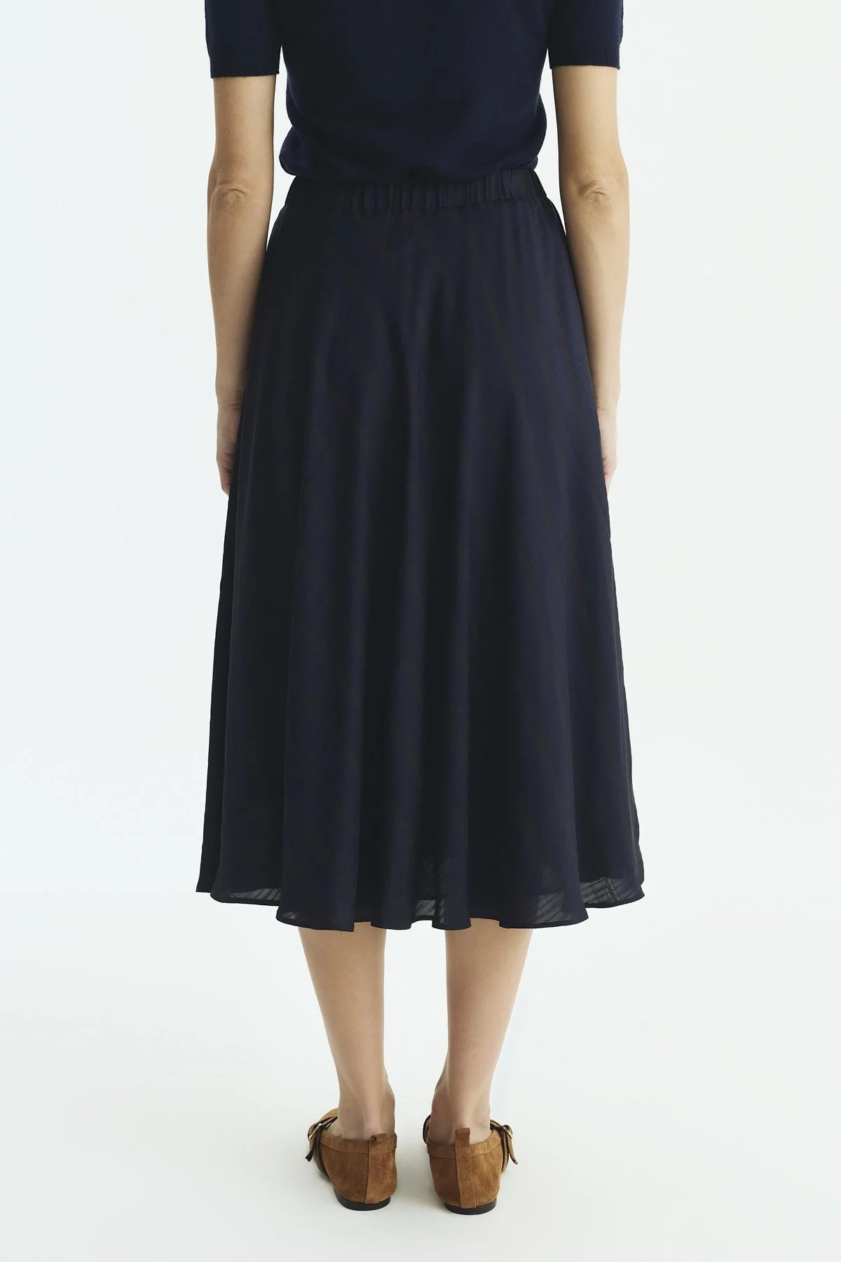 Beli Lastkli Midi Boy Etek Standart Renk - 3
