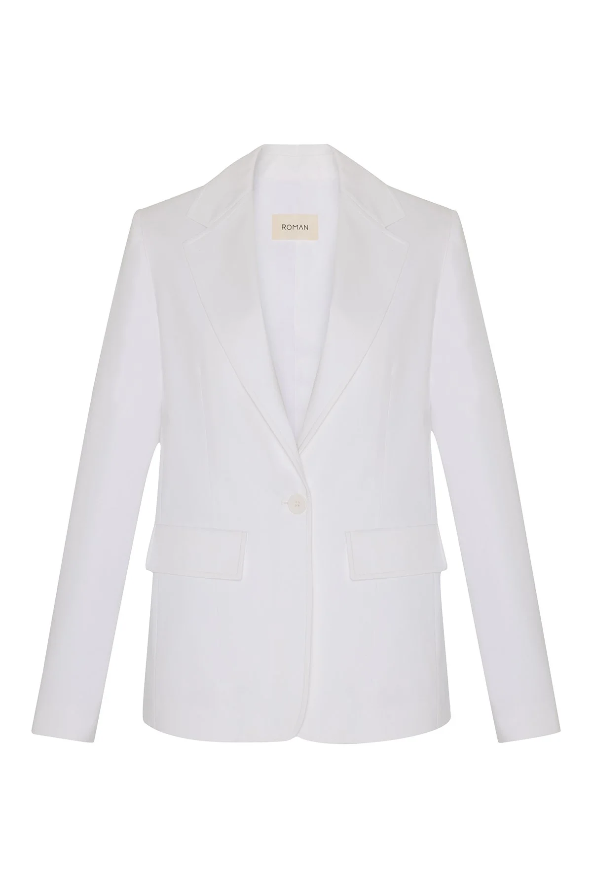 Blazer Ceket Beyaz - 3