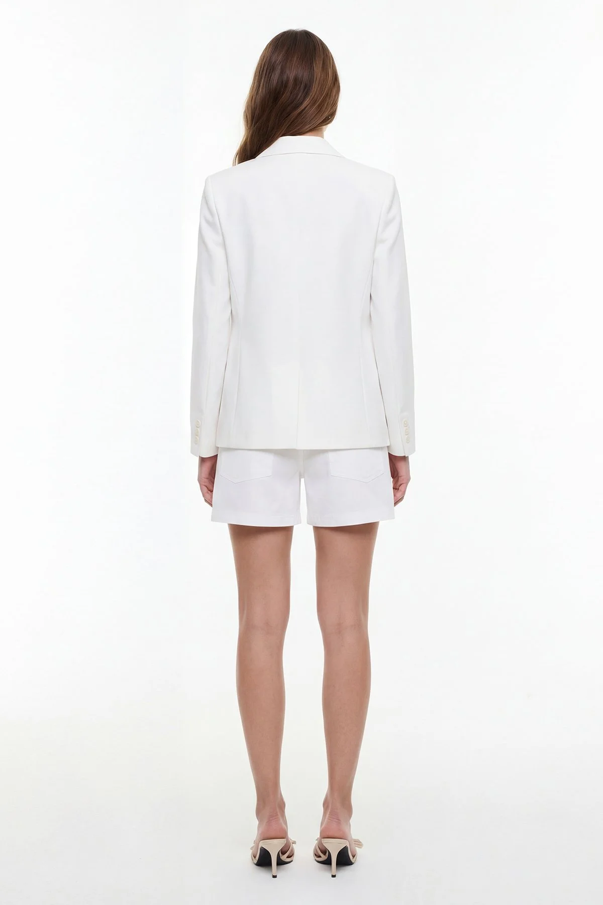 Blazer Ceket Beyaz - 2