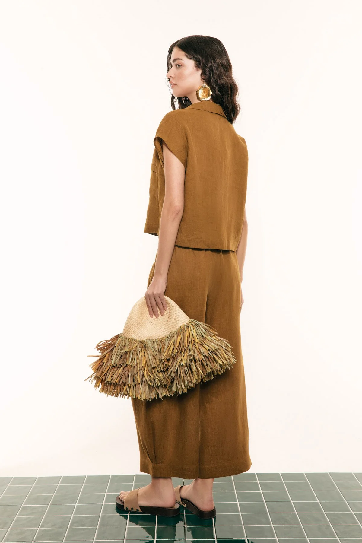 Cep Detaylı Pantolon Olive - 2