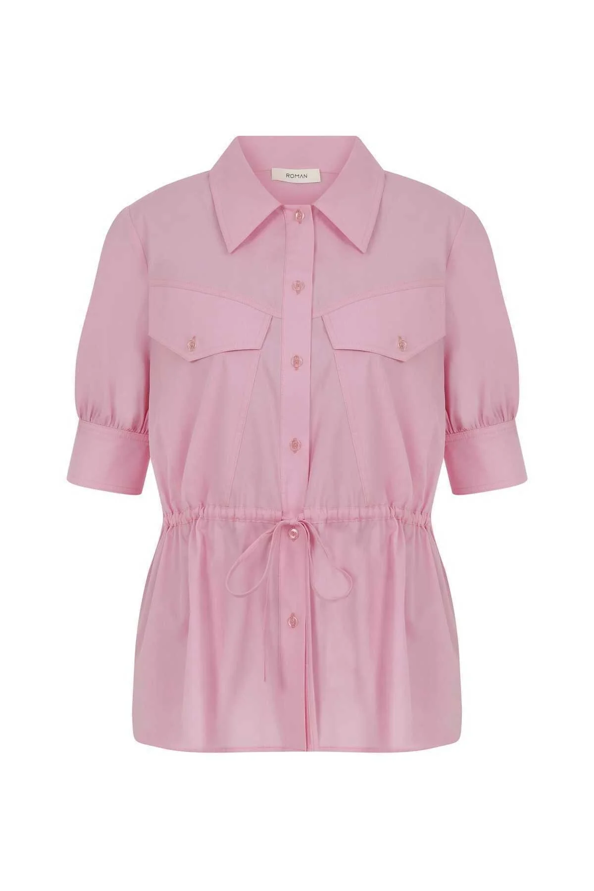 Cepli Kadın Gömlek Pembe - 4