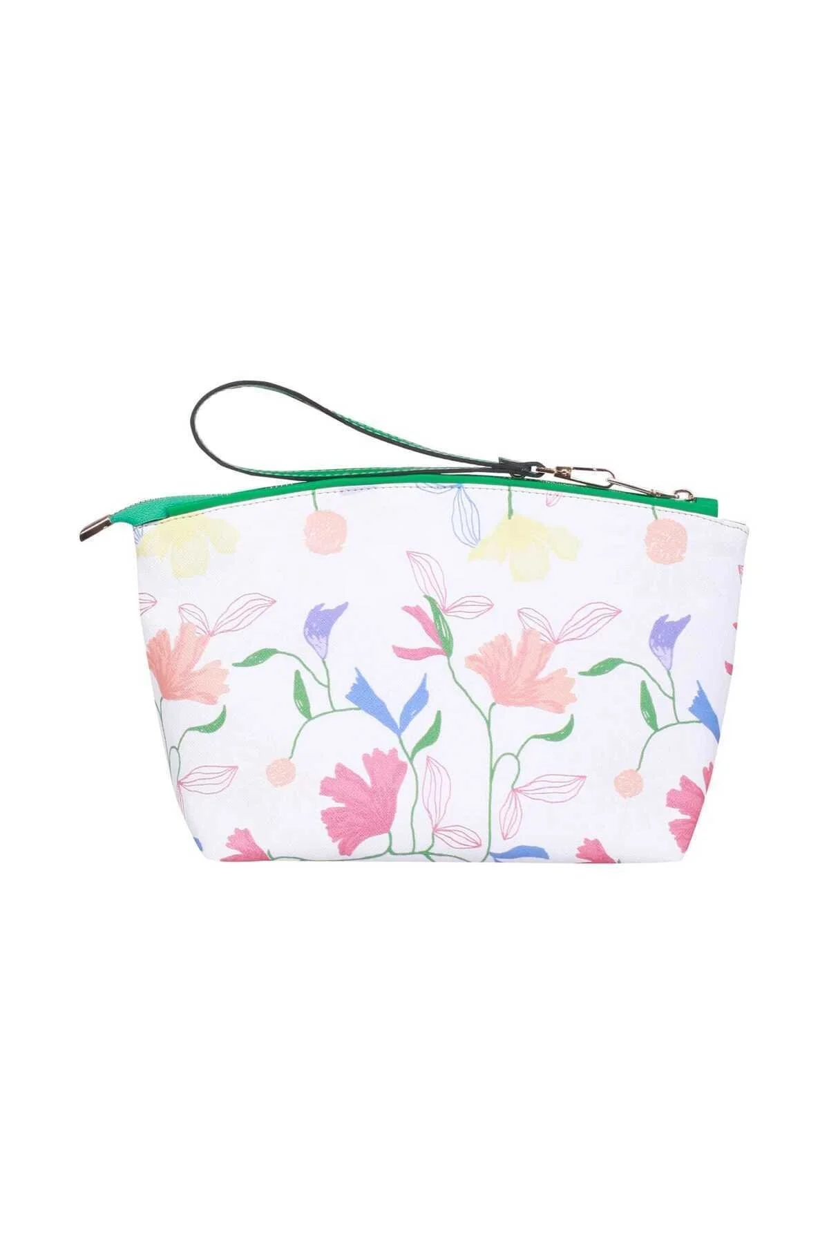 Çiçek Desenli Portföy Standart Renk - 3