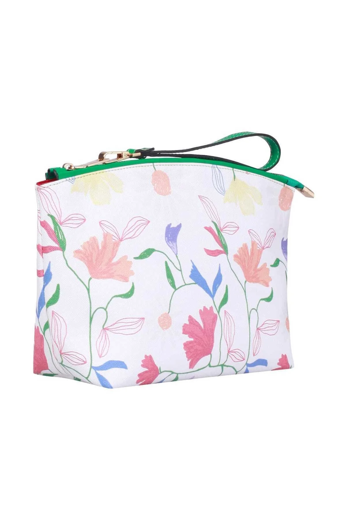 Çiçek Desenli Portföy Standart Renk - 1
