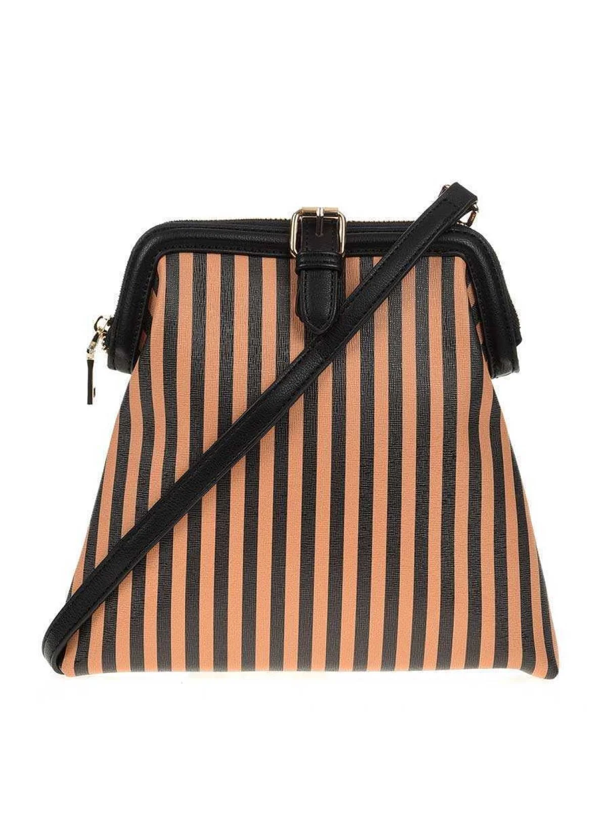 Çizgi Desenli Askılı Çanta Standart Renk - 1