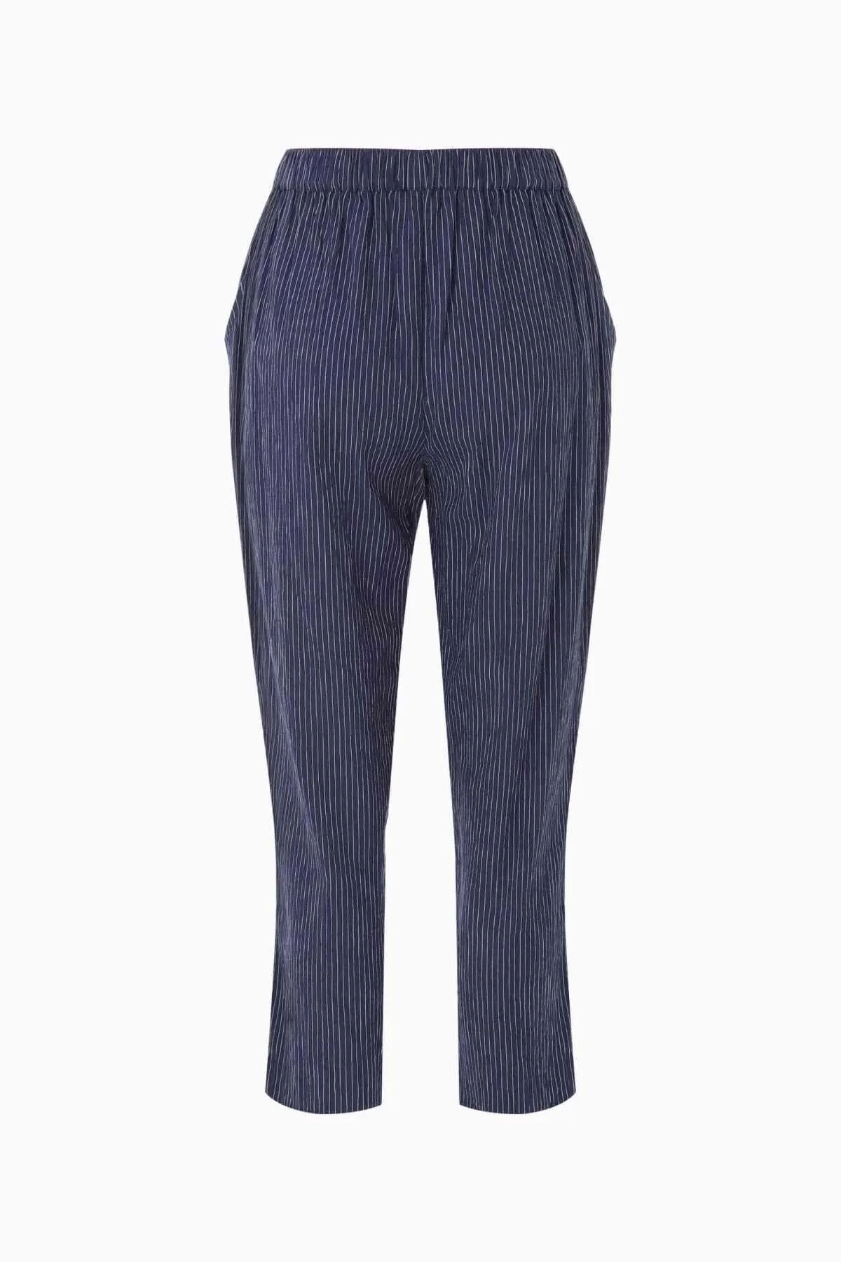 Çizgi Desenli Kadın Pantolon Standart Renk - 5