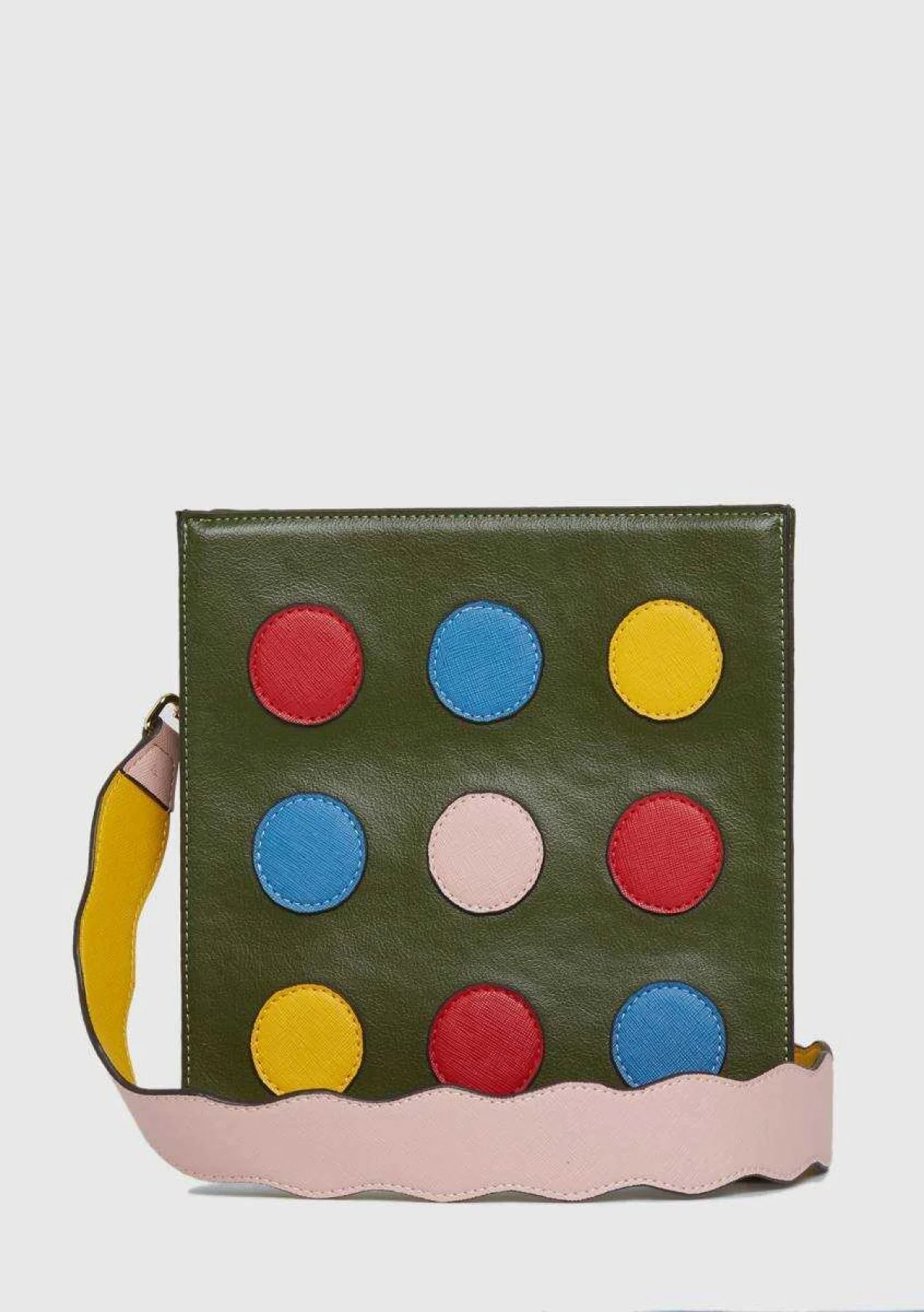 Çok Renkli Detaylı Kol Çantası Standart Renk - 1