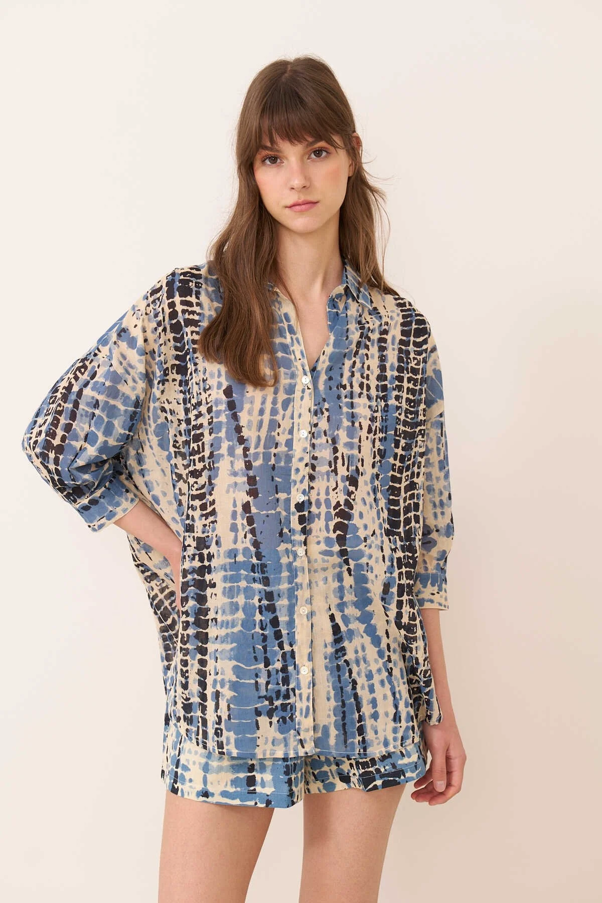 Desenli Gömlek Standart Renk - 4