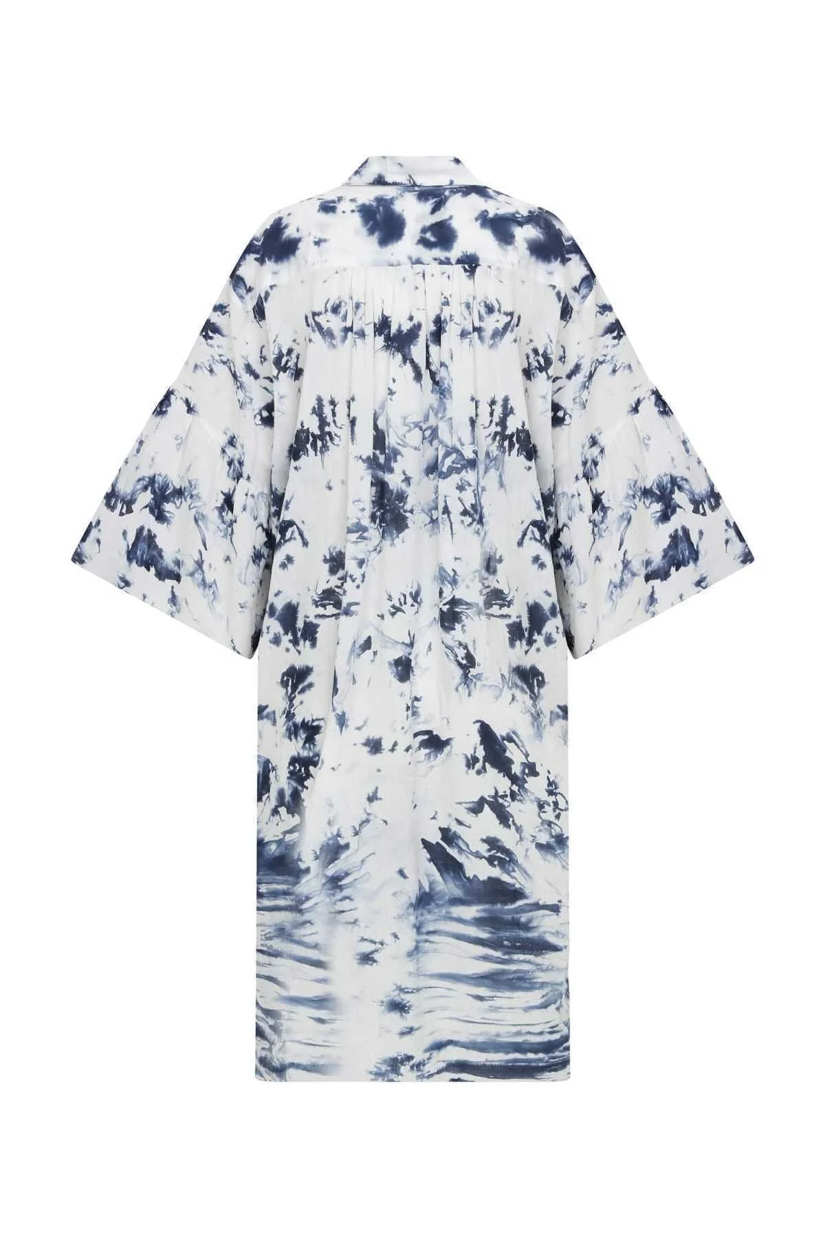 Desenli Günlük Elbise Standart Renk - 5