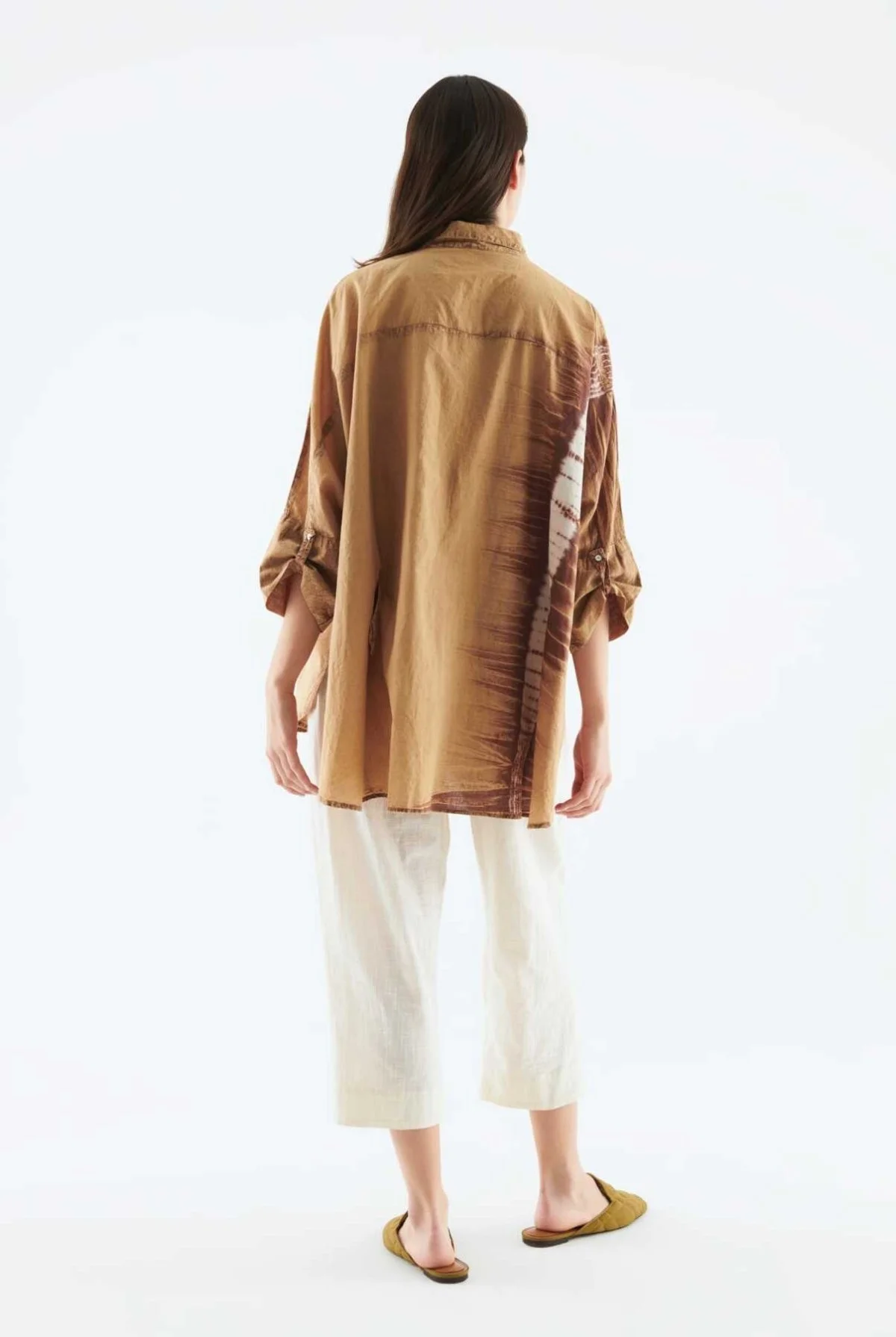 Desenli Kadın Gömlek Standart Renk - 2