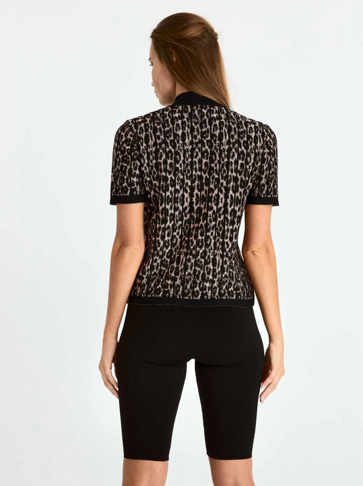  Desenli Sıfır Yaka Triko Standart Renk - 5