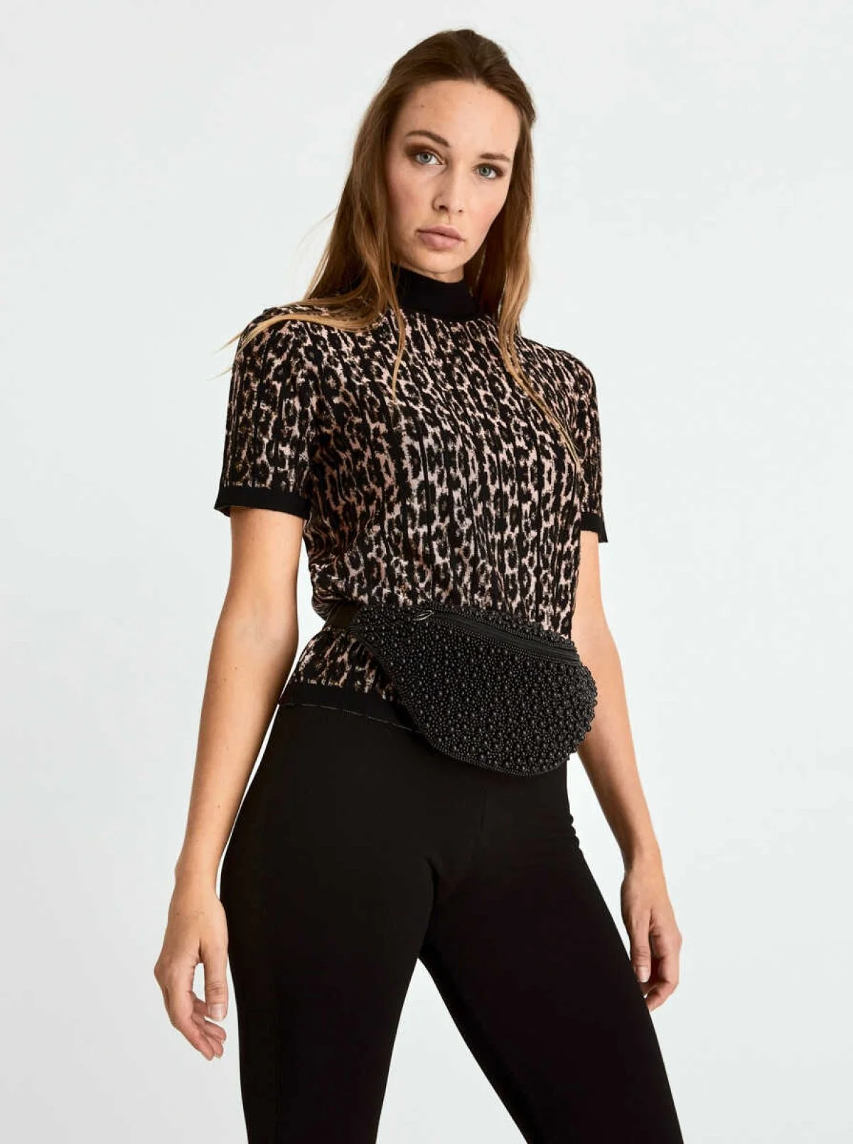  Desenli Sıfır Yaka Triko Standart Renk - 2