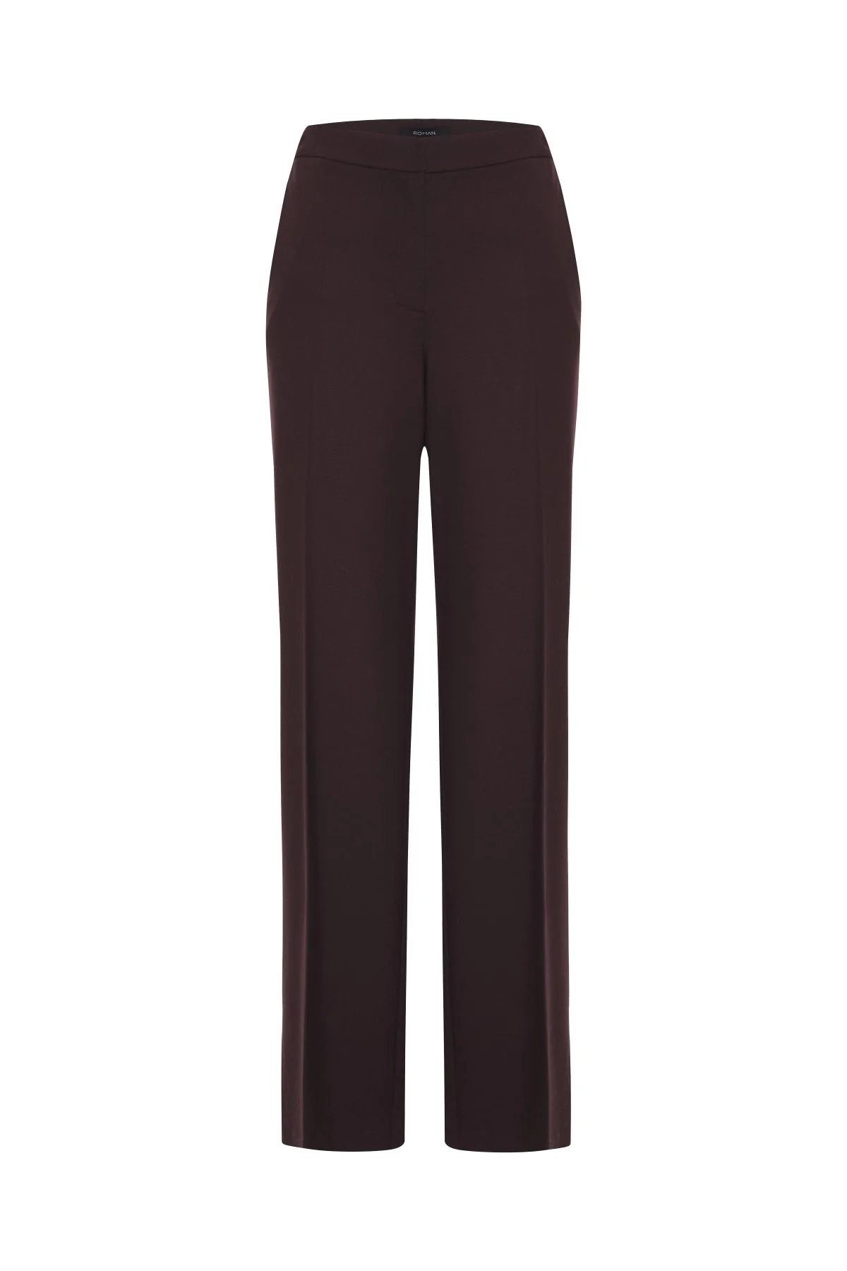 Düz Paça Pantolon Bordo - 4