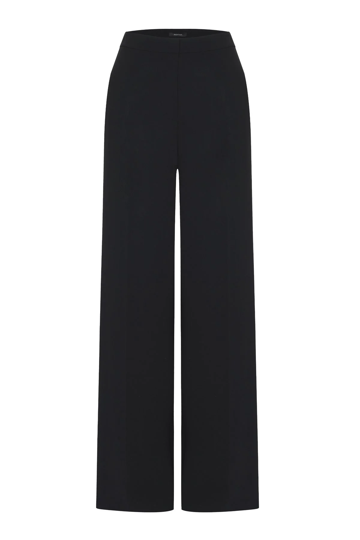 Düz Paça Pantolon Siyah - 1