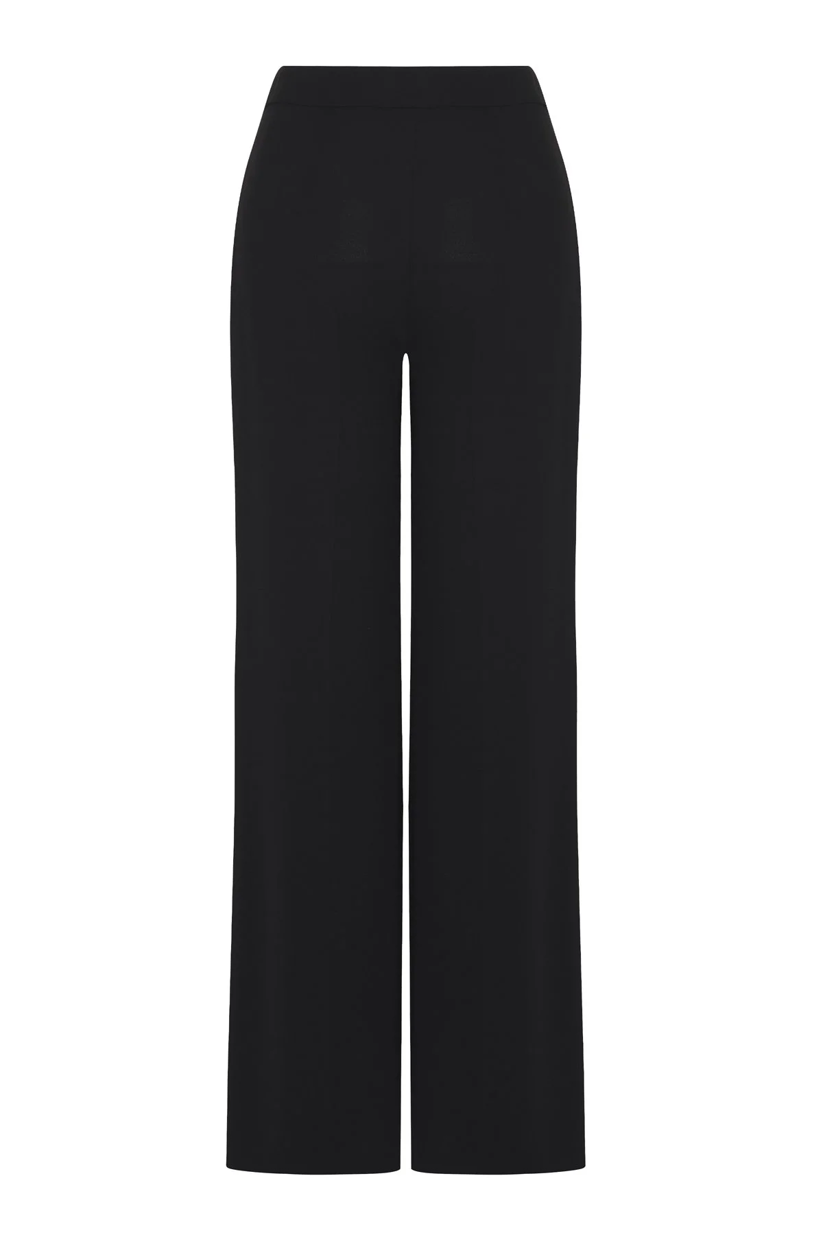 Düz Paça Pantolon Siyah - 2