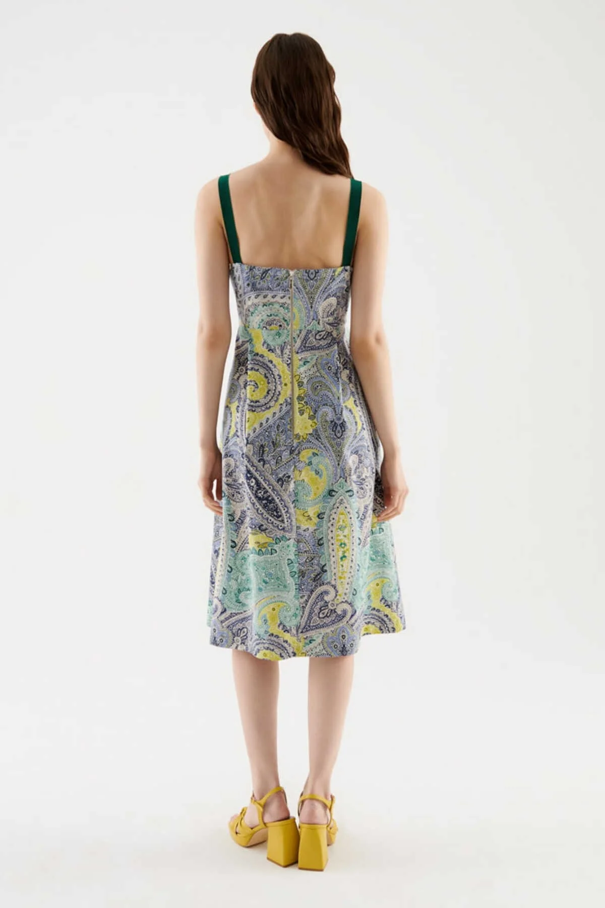 Etnik Desenli Midi Günlük Elbise Standart Renk - 3