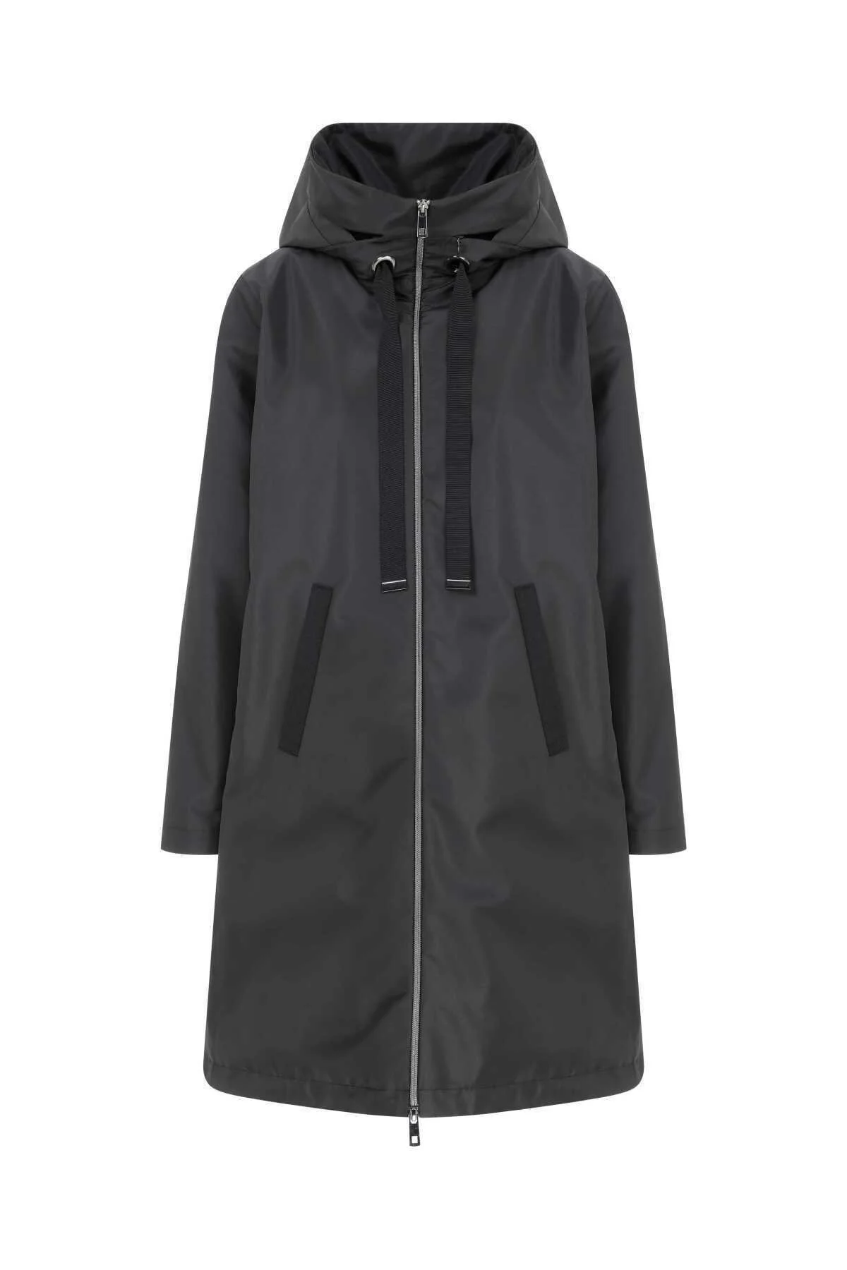  Fermuarlı Uzun Mont Siyah - 4