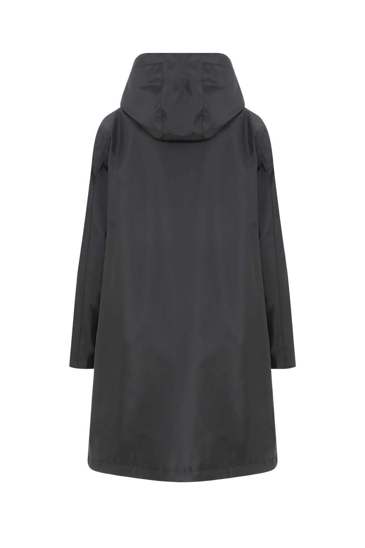  Fermuarlı Uzun Mont Siyah - 5