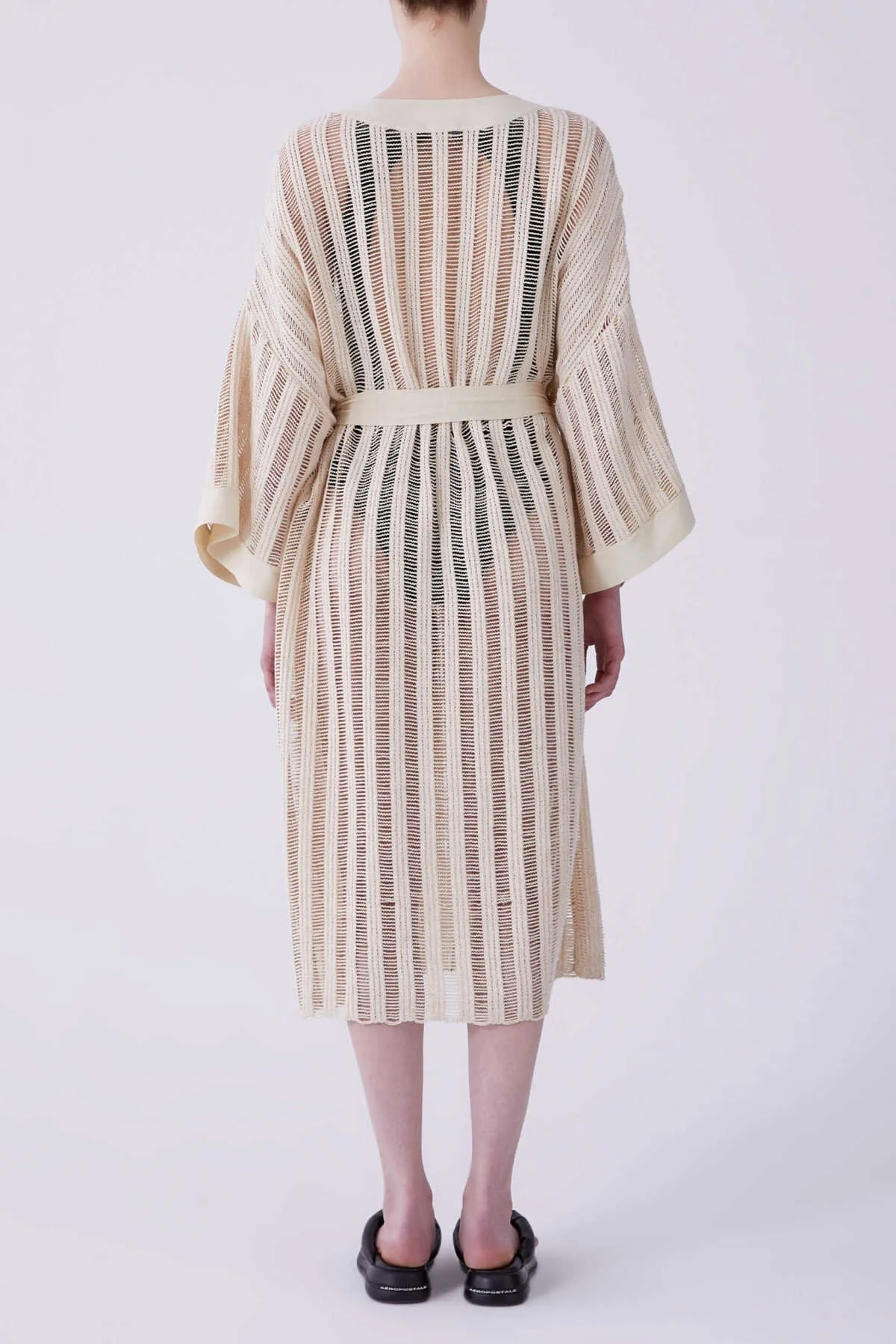 Fileli Kimono Bej - 2