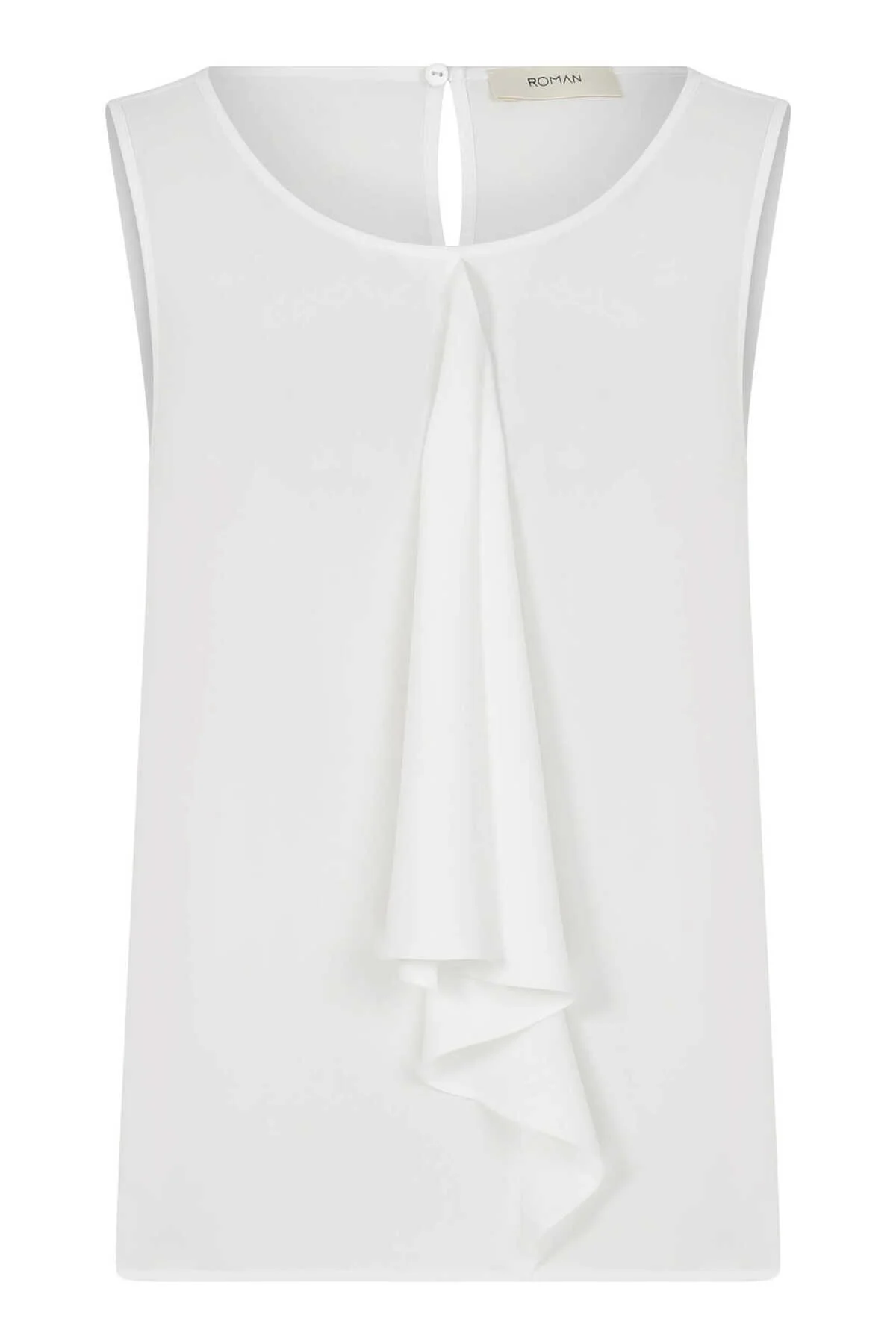  Fular Detaylı Bluz Beyaz - 4