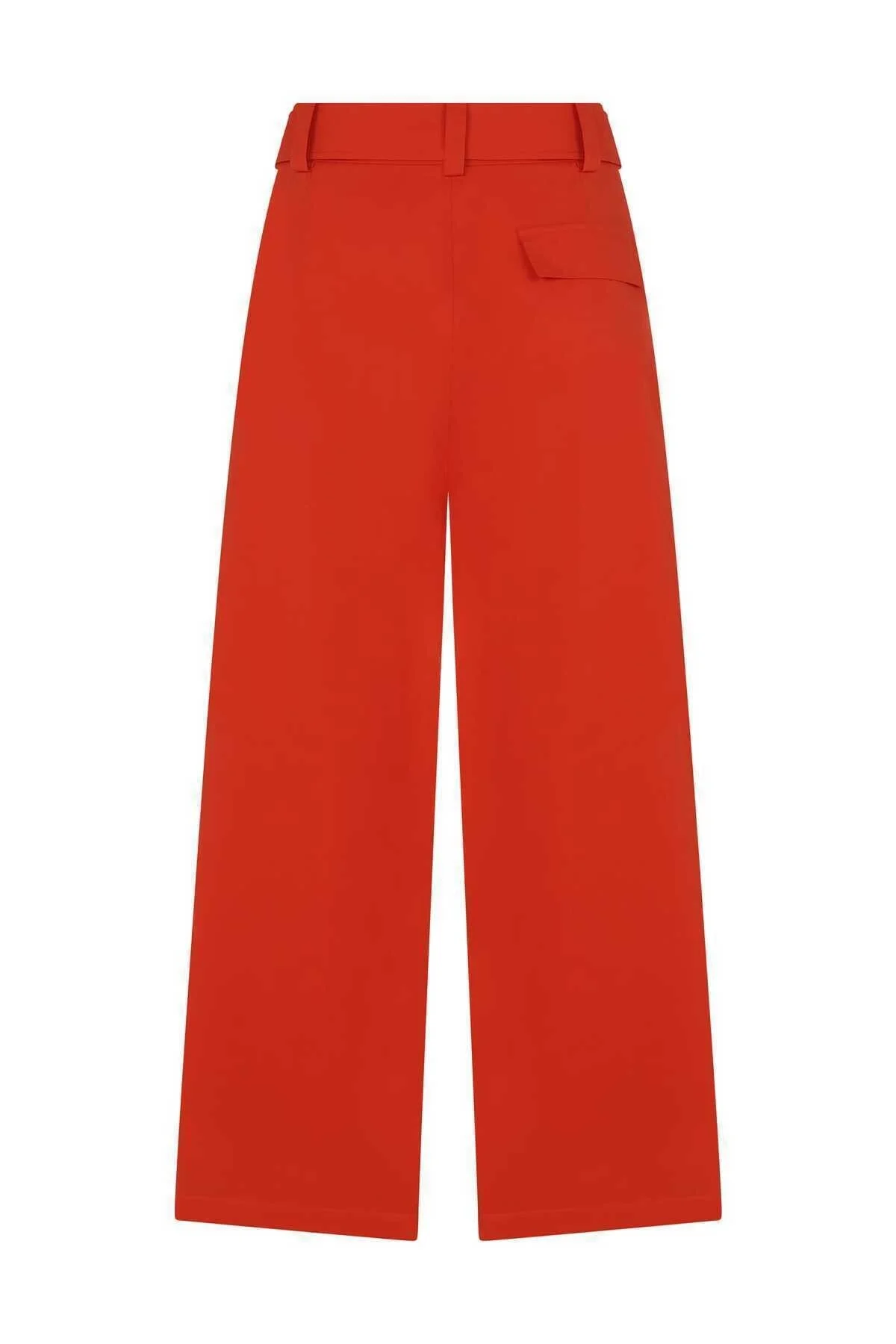 Geniş Paçalı Kadın Pantolon Nar Çiçeği - 5