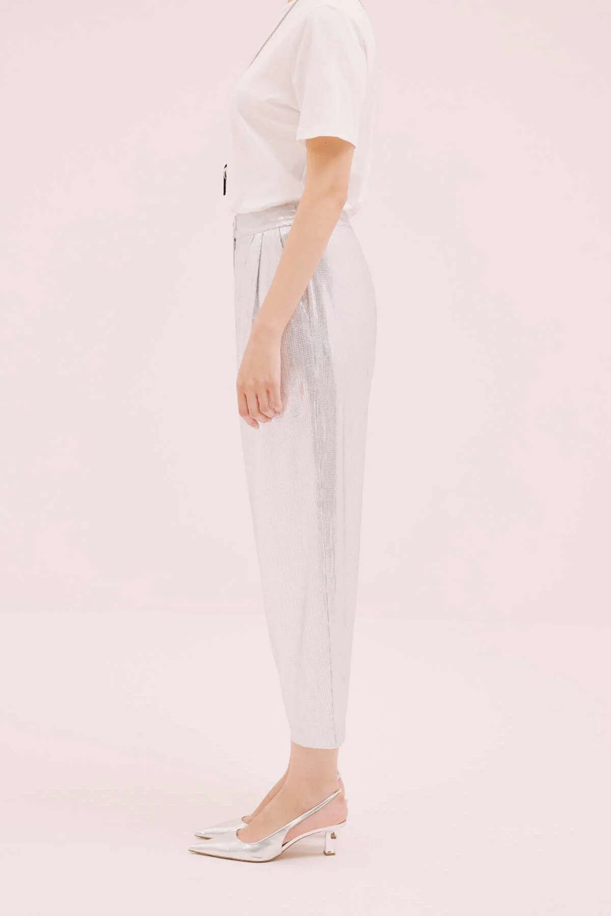 Payet Pantolon Gümüş - 3