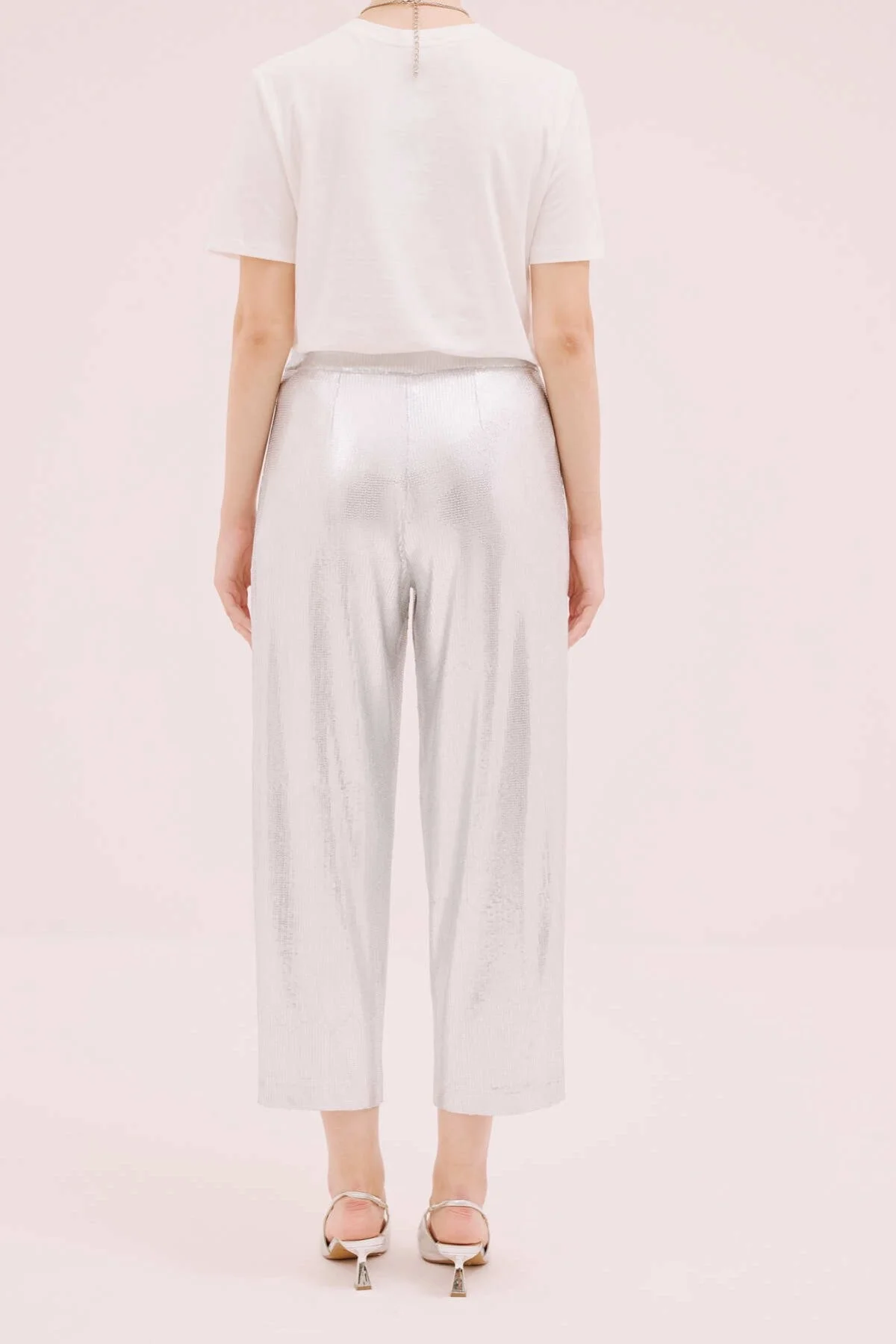 Payet Pantolon Gümüş - 2