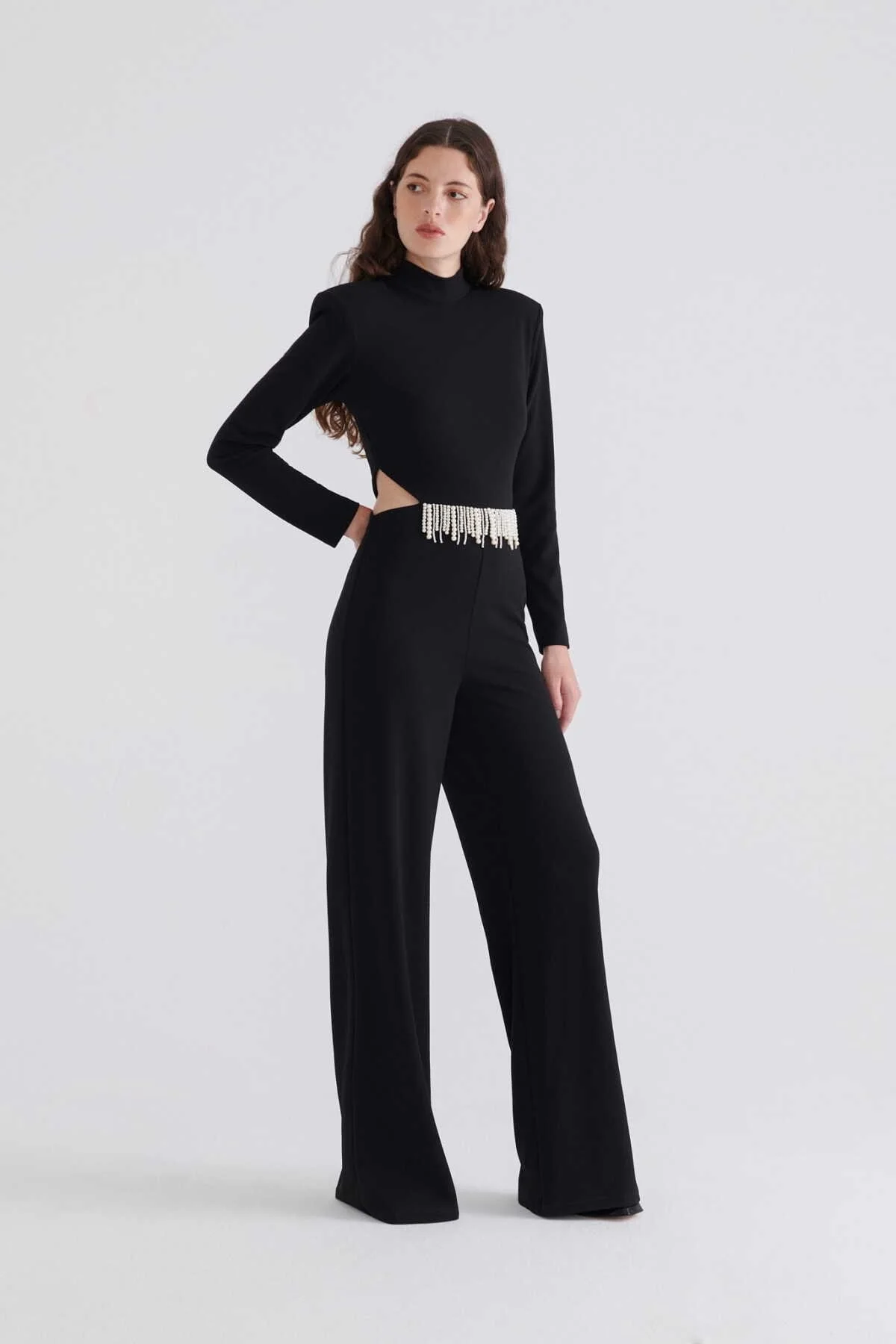  İncili Tulum Siyah - 1