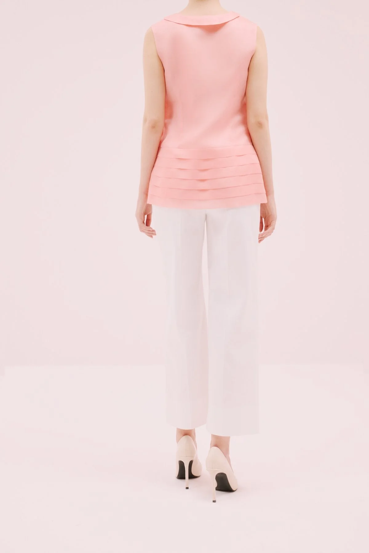 İpek Bluz Pembe - 2