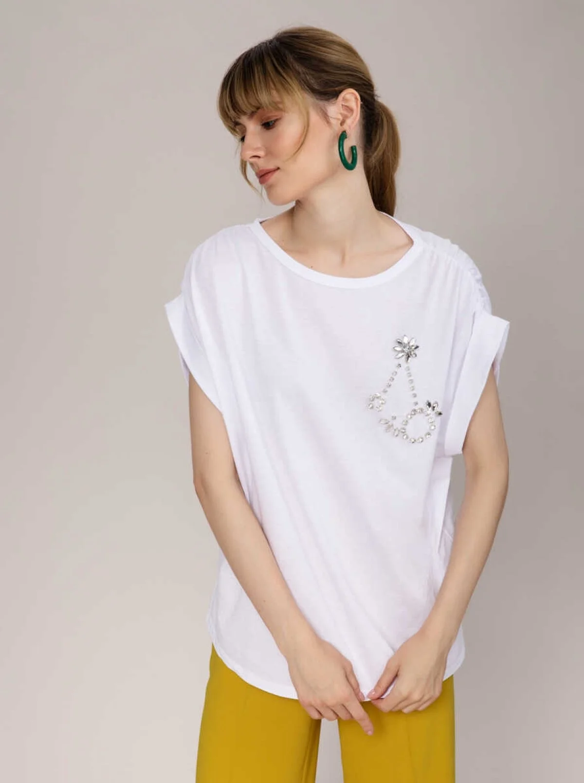 K19 54136 T-SHIRT Beyaz - 3