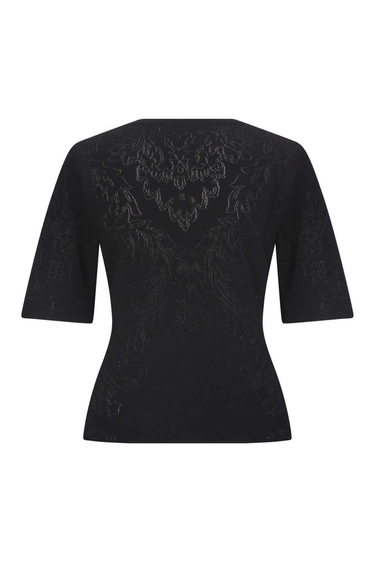 Kısa Kol Triko Siyah - 5