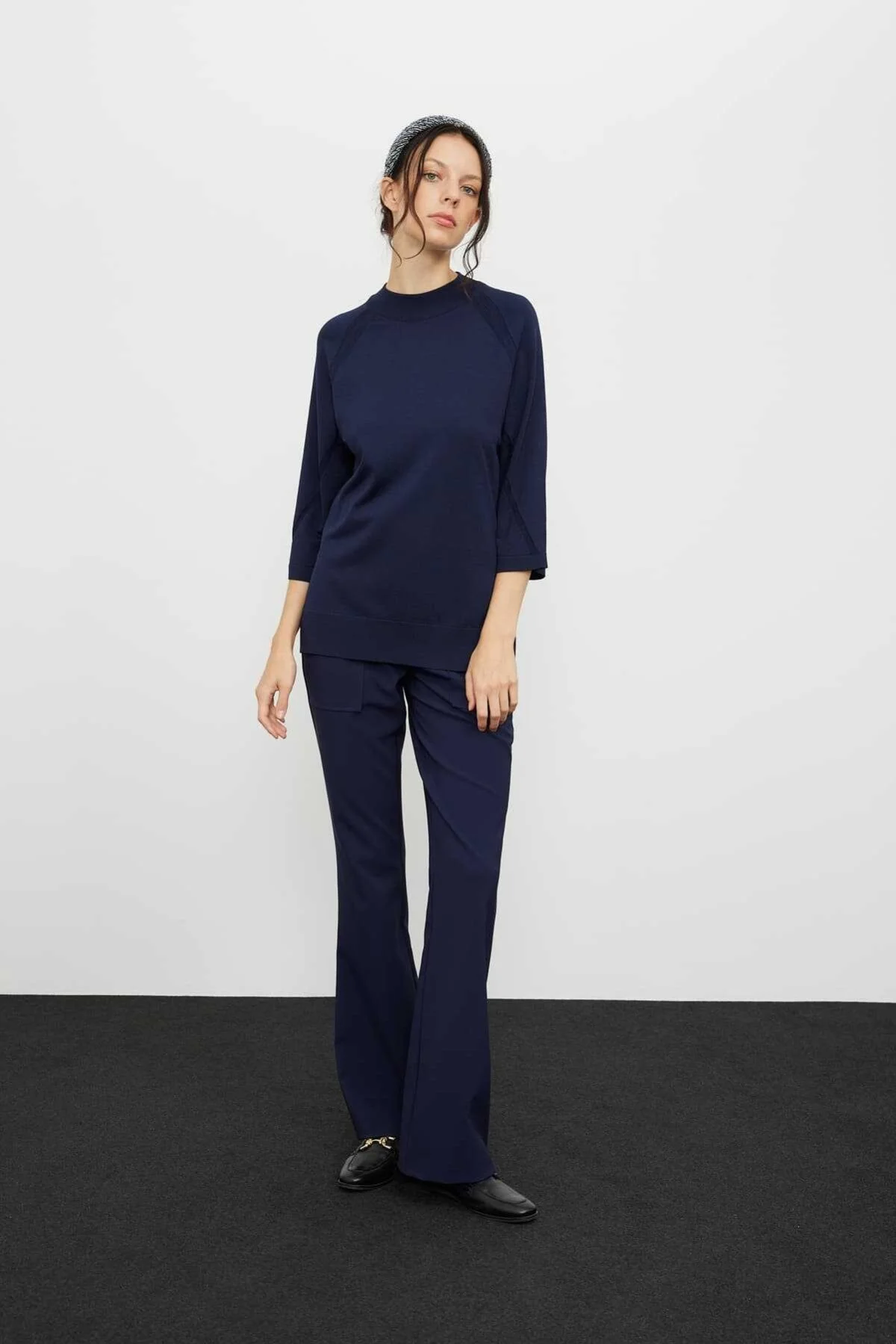 Truvakar Kol Basic Triko Lacivert - 3