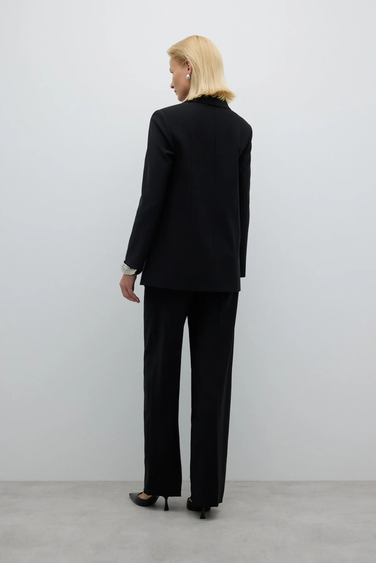 Kruvaze Ceket Siyah - 2