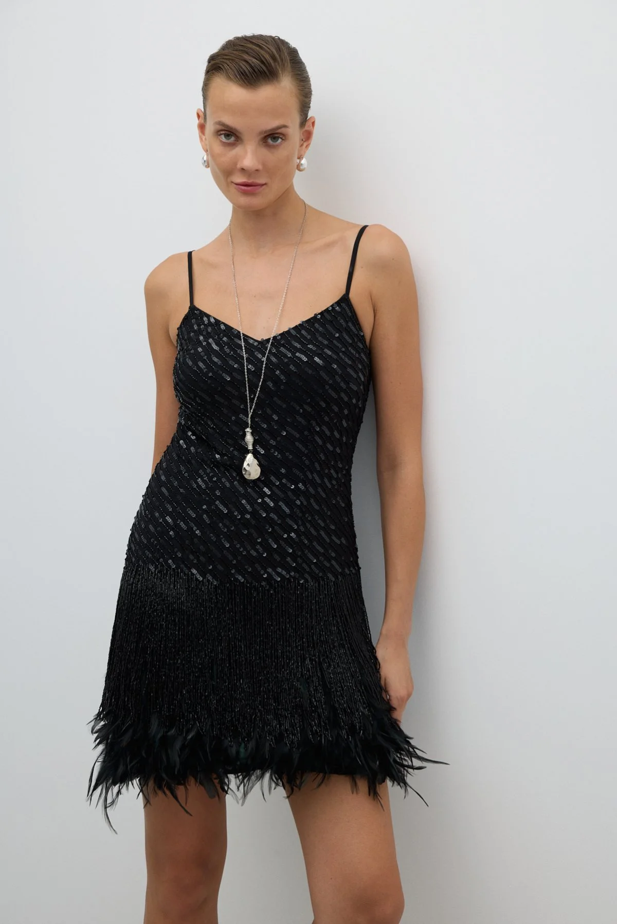 K26 61101 Elbise Siyah - 3