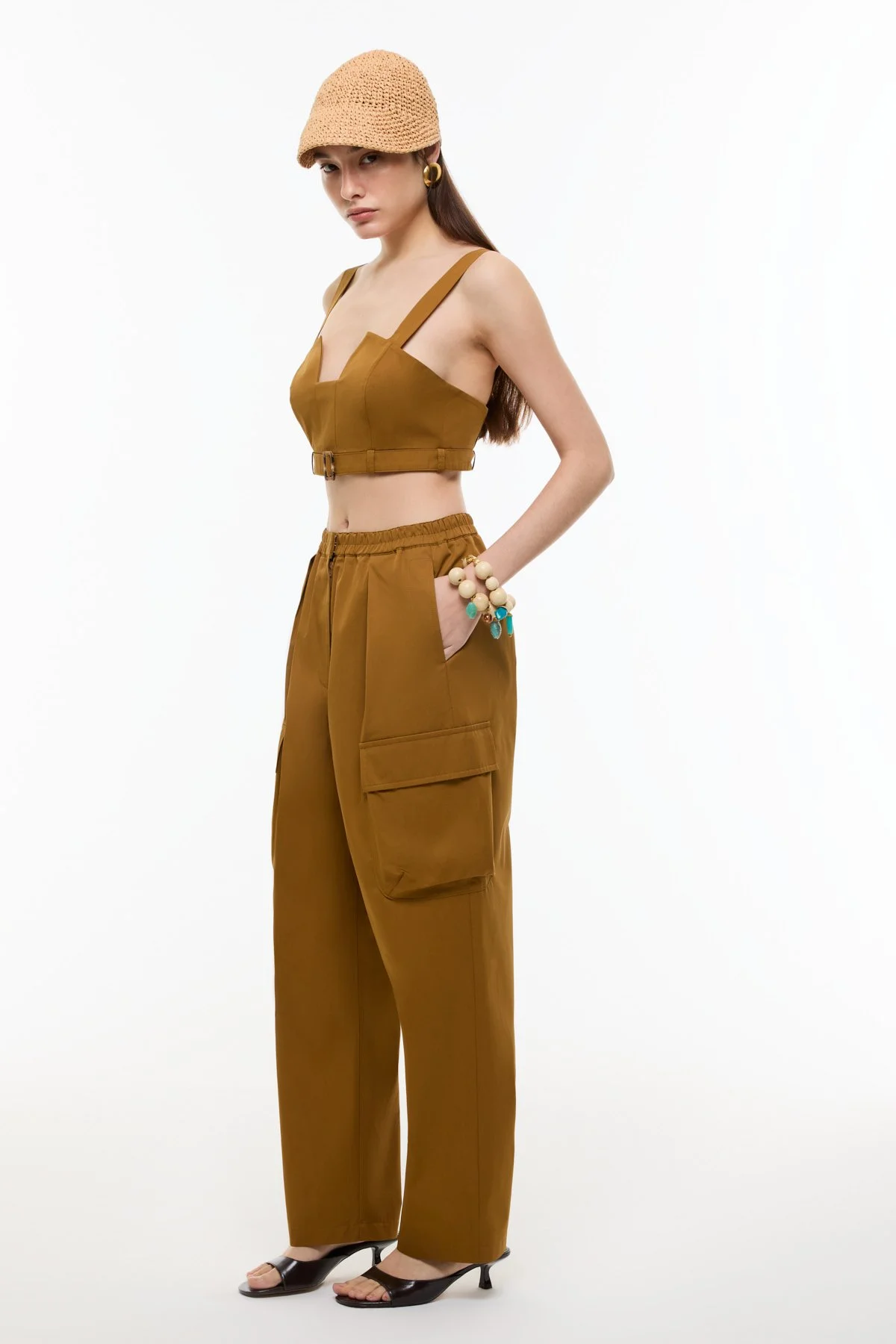 Kargo Cepli Pantolon Kahve - 3