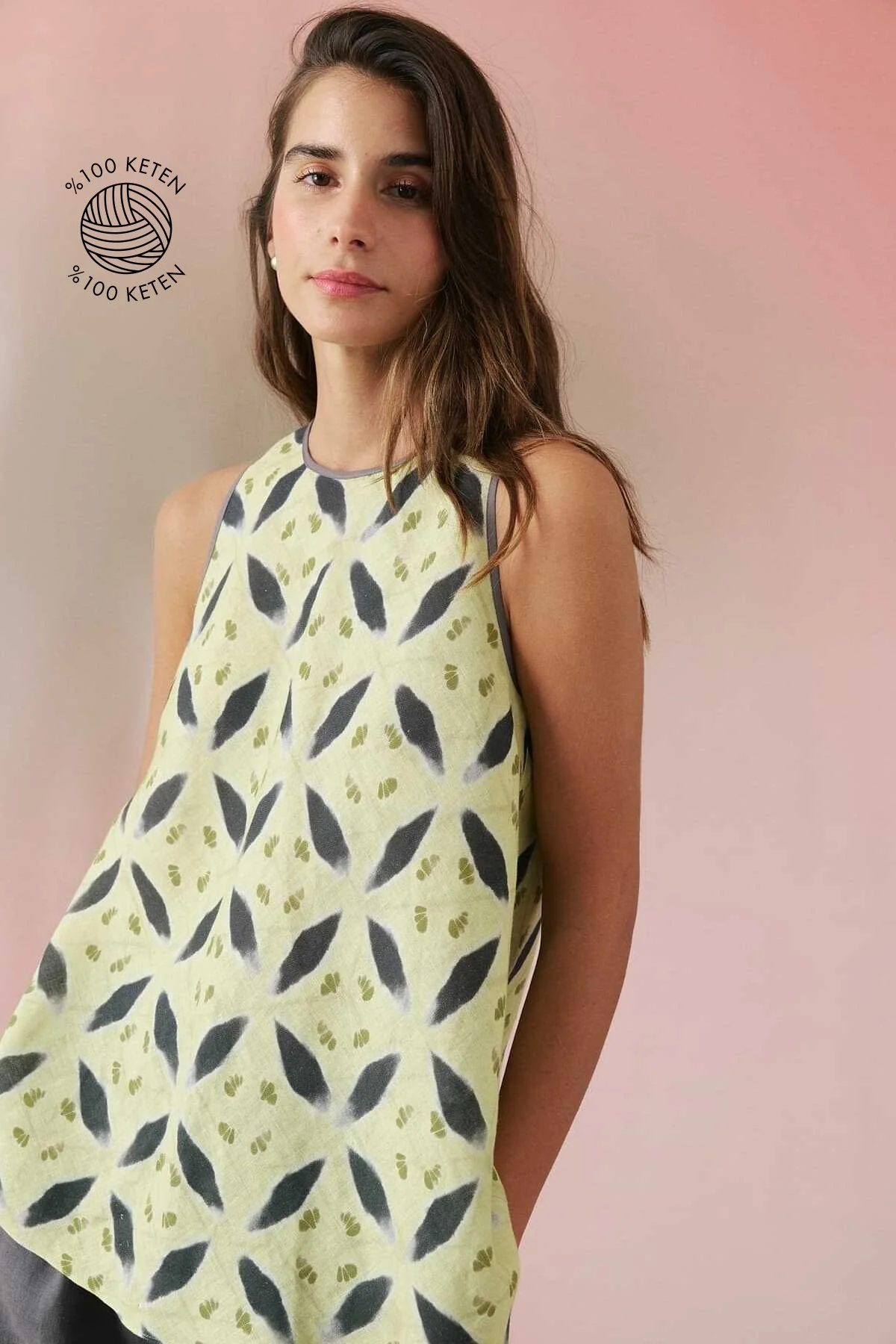 Keten Bluz Standart Renk - 1