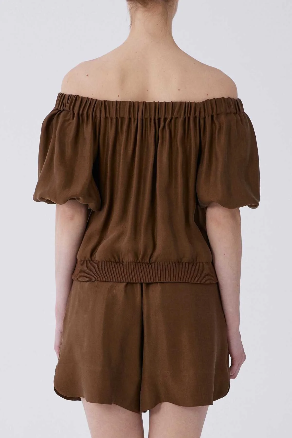 Kısa Kol Kadın Ceket Kahve - 2