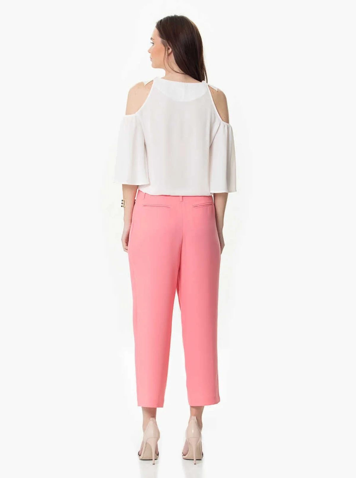 Kısa Paça Pantolon Pembe - 2