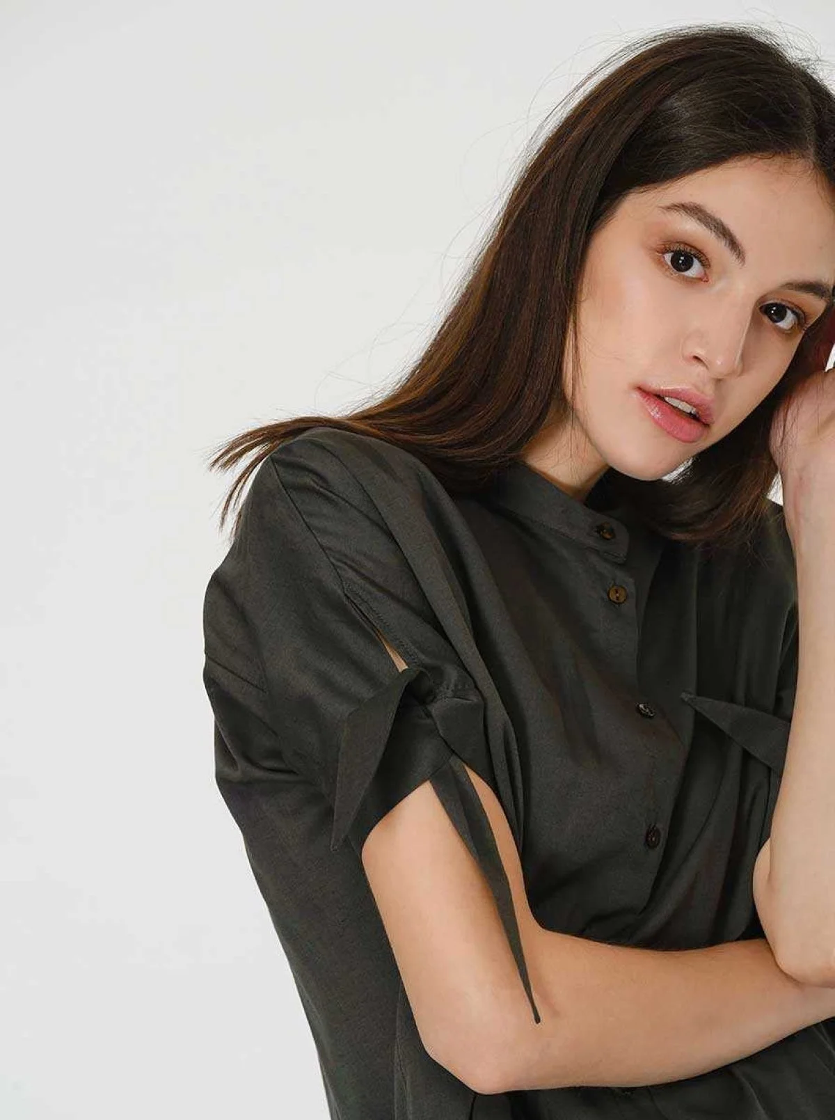 Kol Detaylı Tunik Antrasit - 3